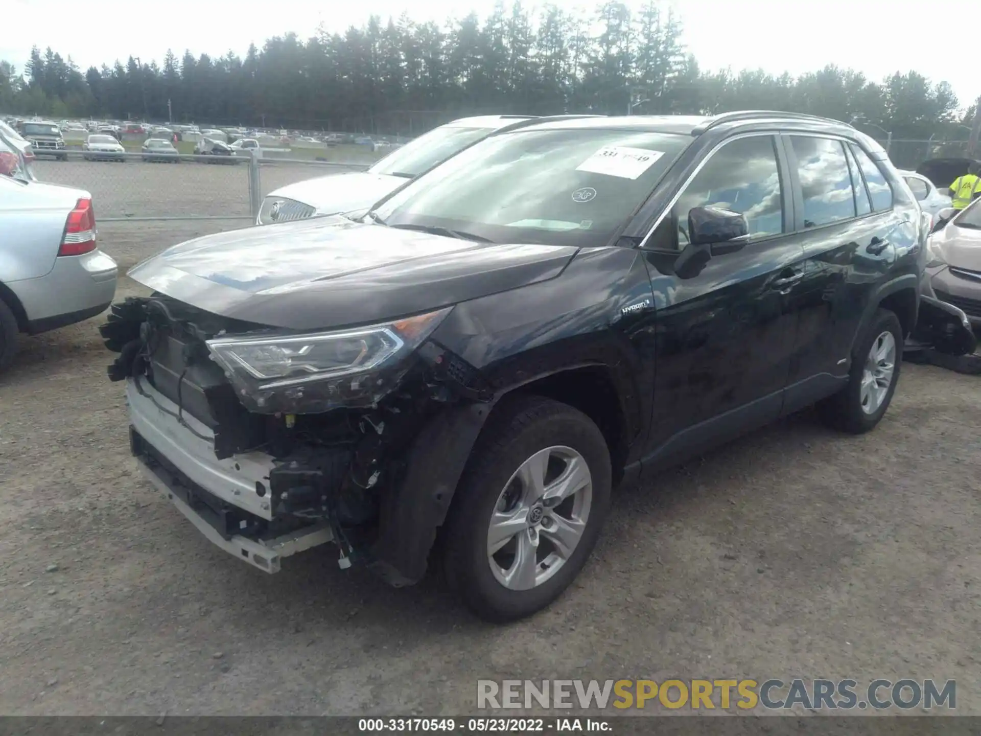 2 Photograph of a damaged car JTMR6RFV4LD006085 TOYOTA RAV4 2020