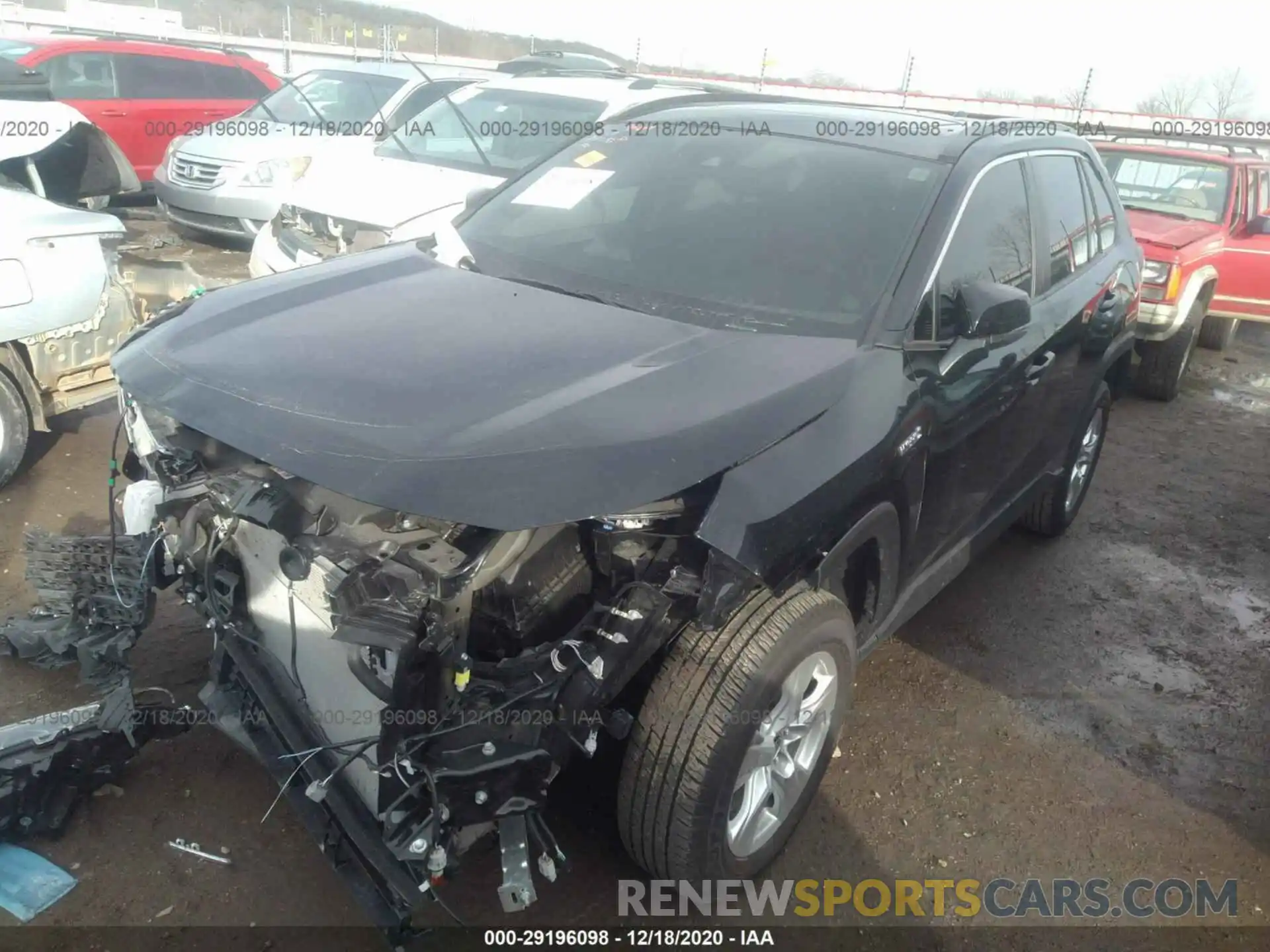 2 Photograph of a damaged car JTMR6RFV6LD001194 TOYOTA RAV4 2020