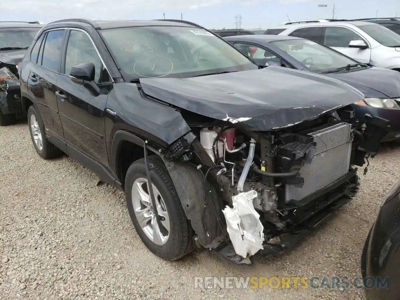 1 Photograph of a damaged car JTMR6RFV6LJ002153 TOYOTA RAV4 2020