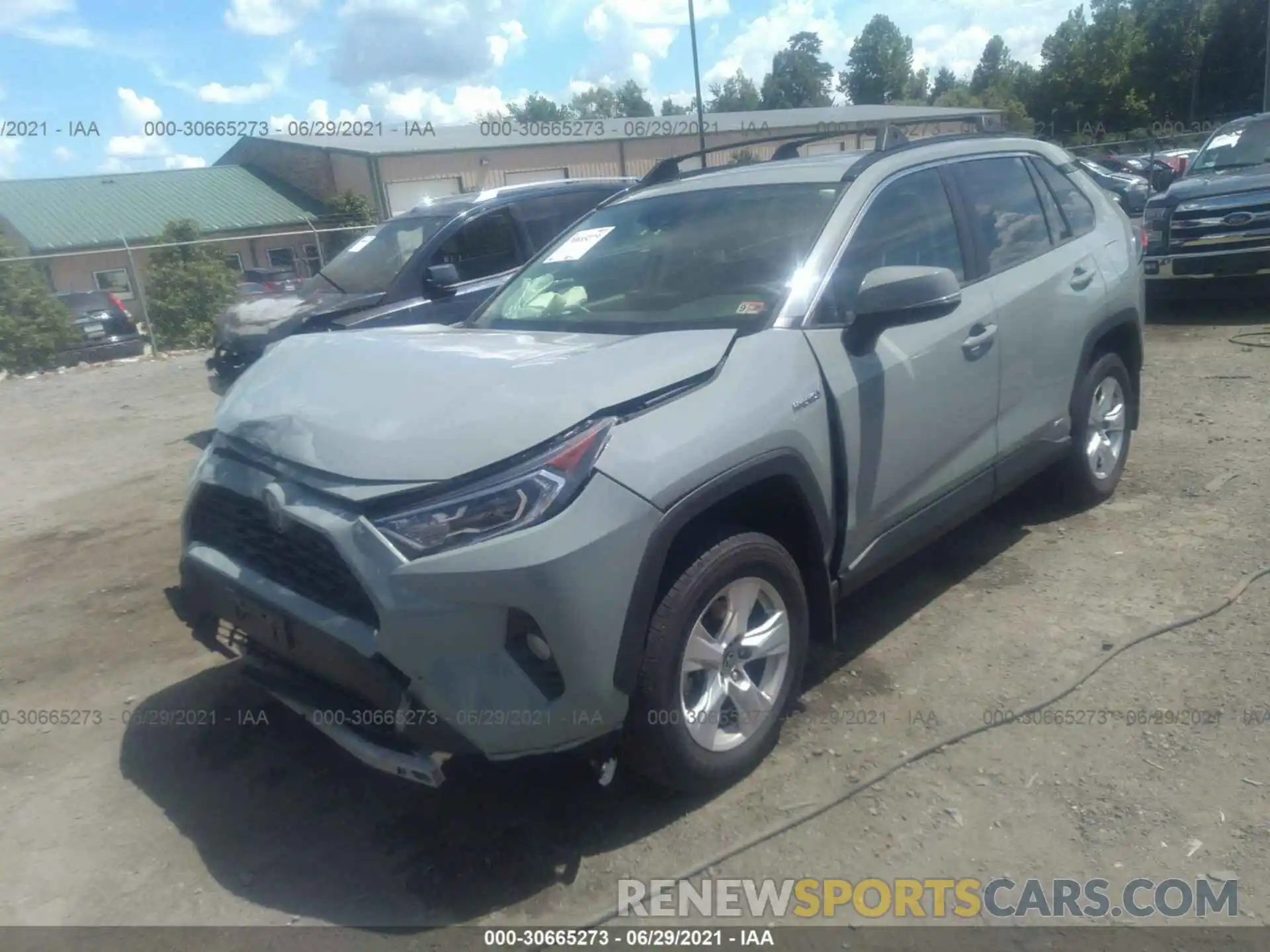 2 Photograph of a damaged car JTMR6RFV9LD006809 TOYOTA RAV4 2020