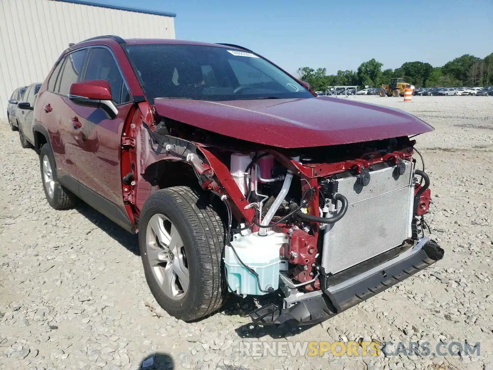 1 Photograph of a damaged car JTMR6RFVXLD002056 TOYOTA RAV4 2020