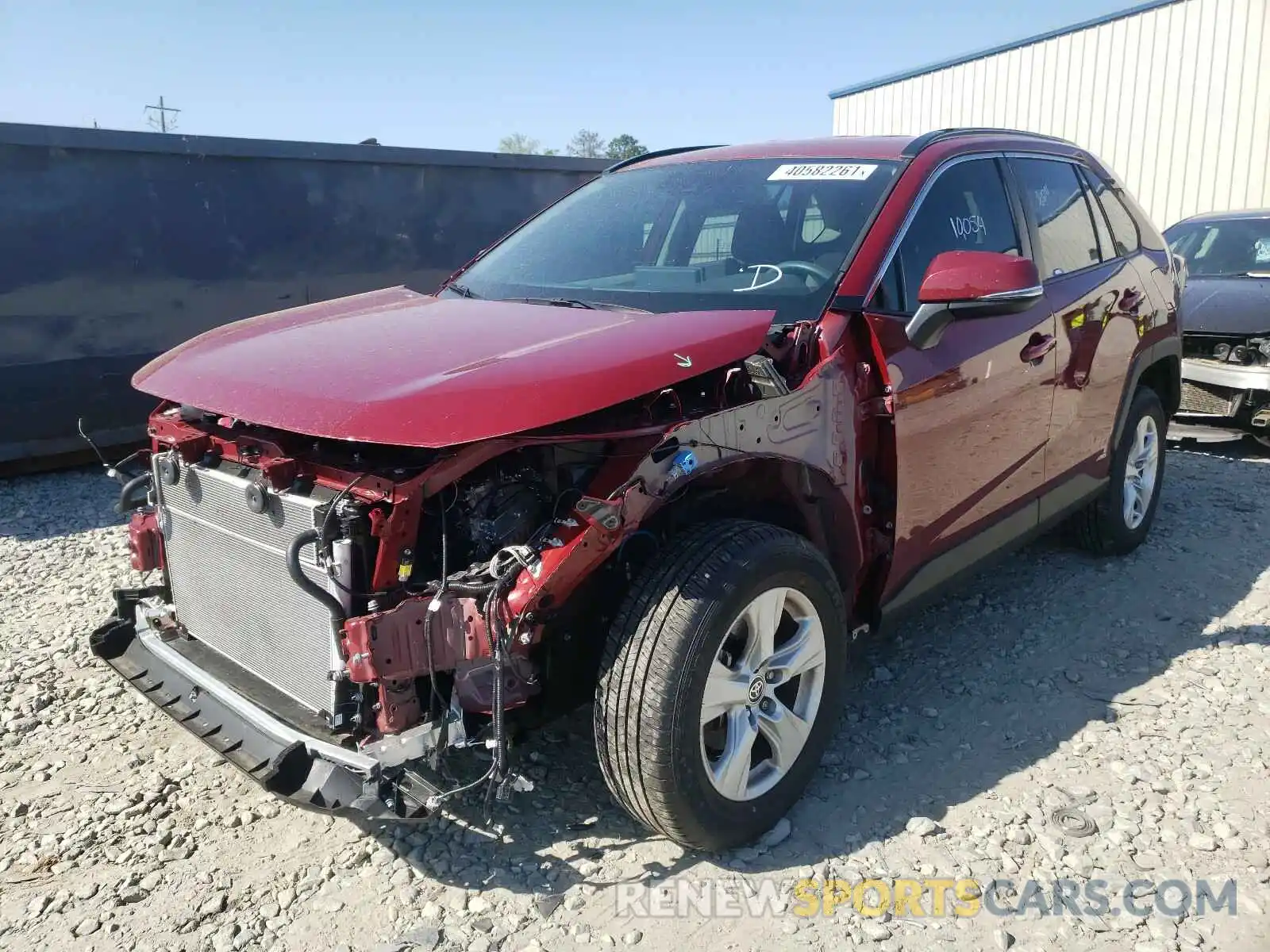 2 Photograph of a damaged car JTMR6RFVXLD002056 TOYOTA RAV4 2020