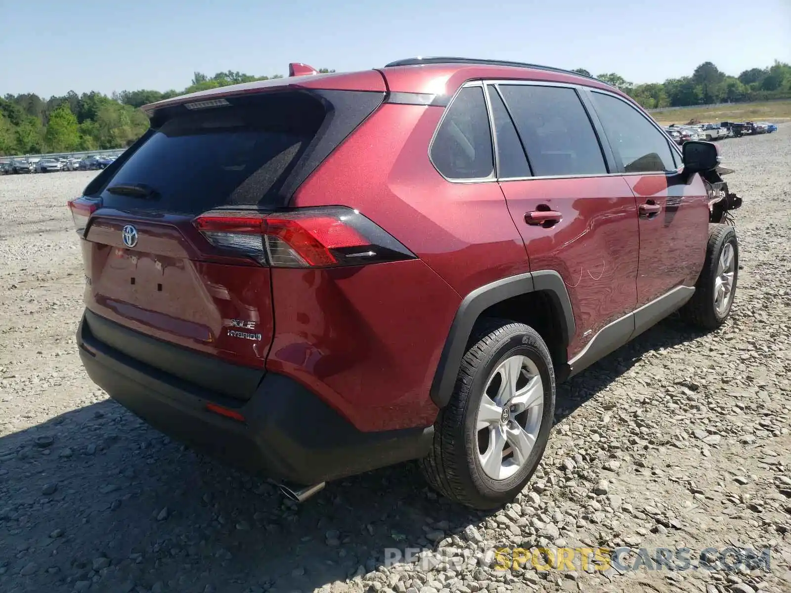 4 Photograph of a damaged car JTMR6RFVXLD002056 TOYOTA RAV4 2020