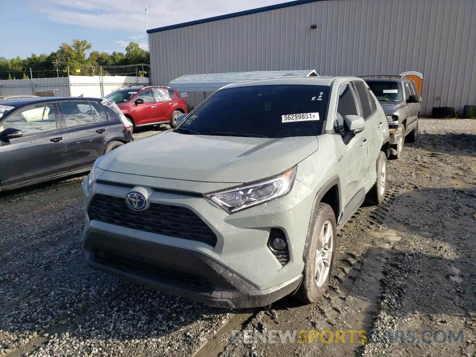 2 Photograph of a damaged car JTMR6RFVXLD005250 TOYOTA RAV4 2020