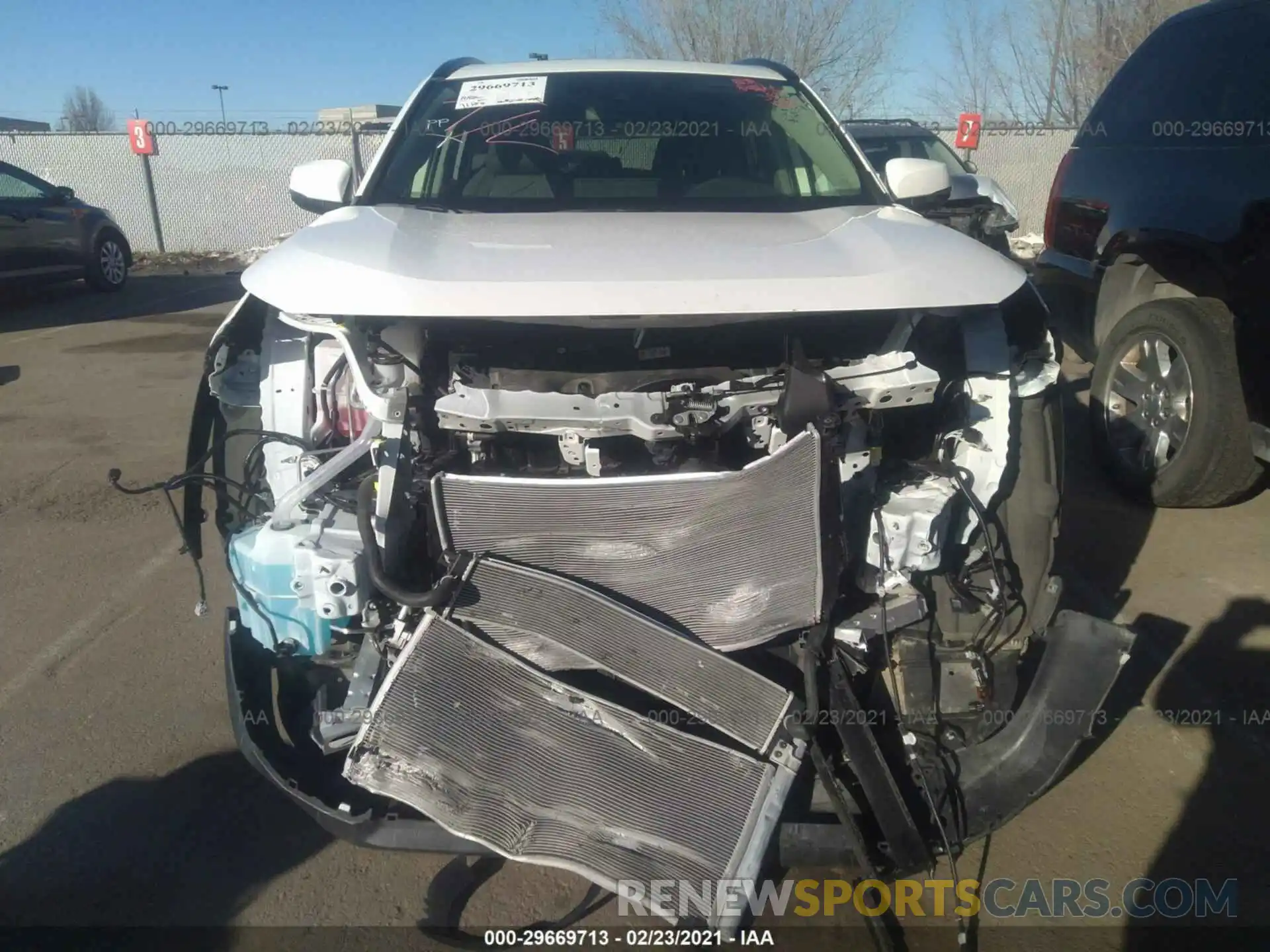 6 Photograph of a damaged car JTMR6RFVXLD005524 TOYOTA RAV4 2020