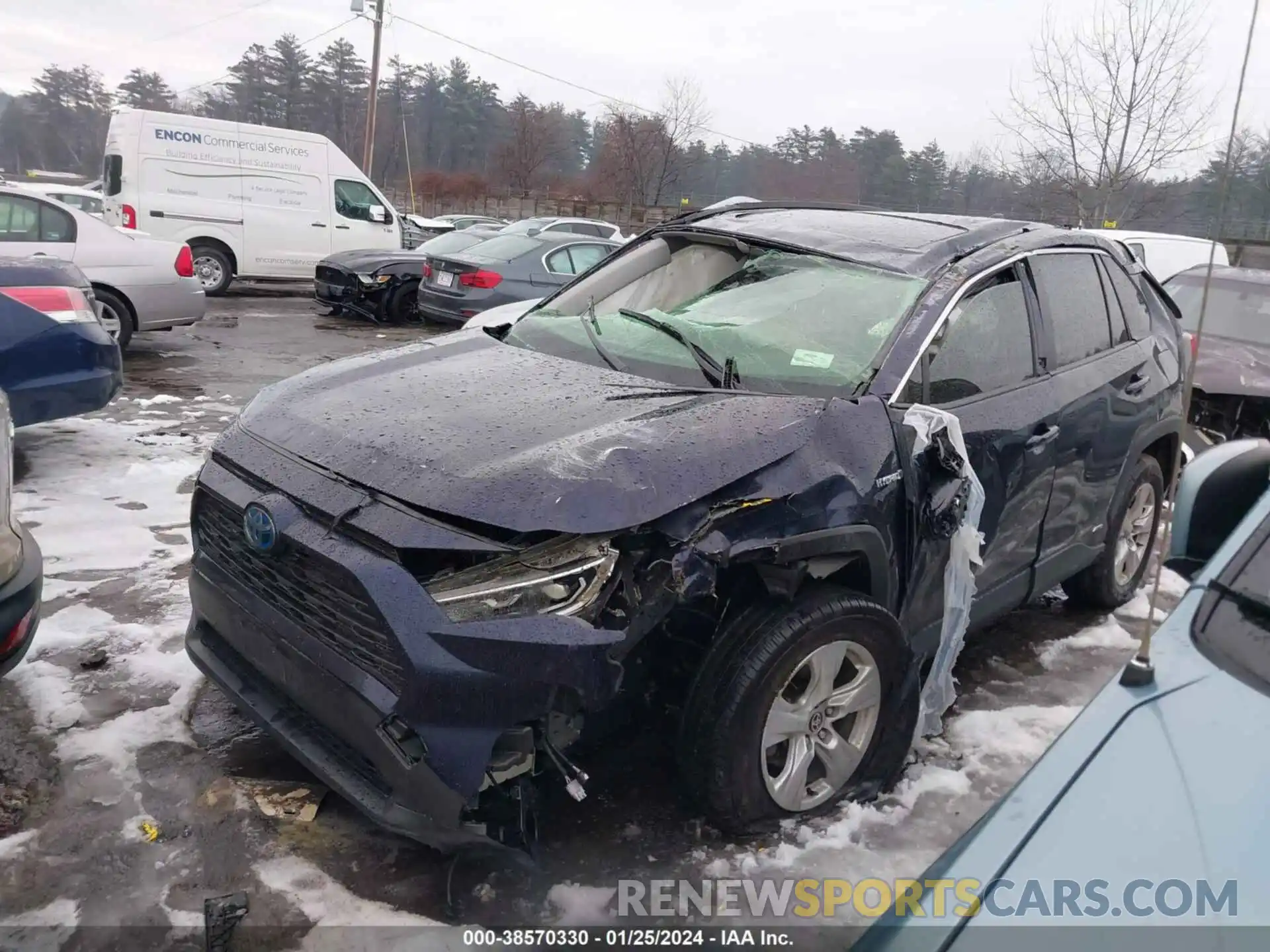 2 Photograph of a damaged car JTMRWRFV0LD067689 TOYOTA RAV4 2020