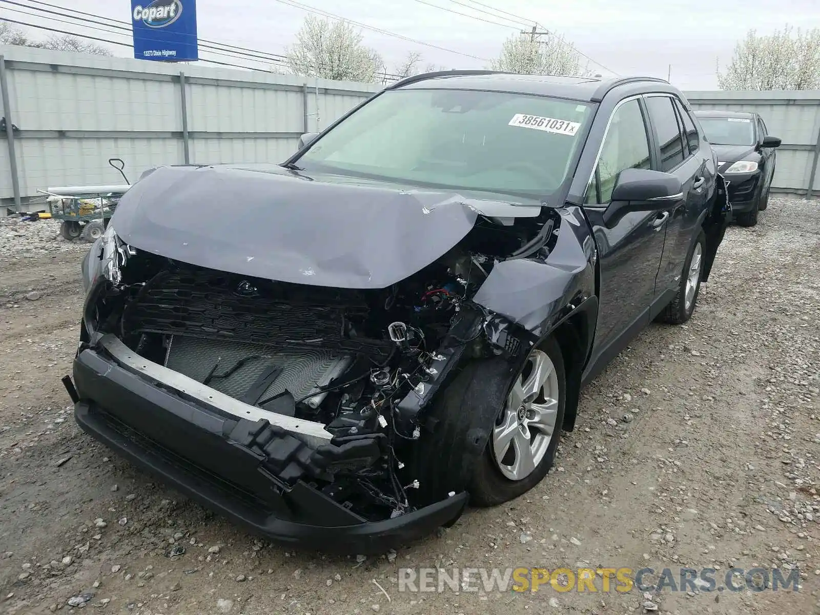 2 Photograph of a damaged car JTMRWRFV0LD068258 TOYOTA RAV4 2020