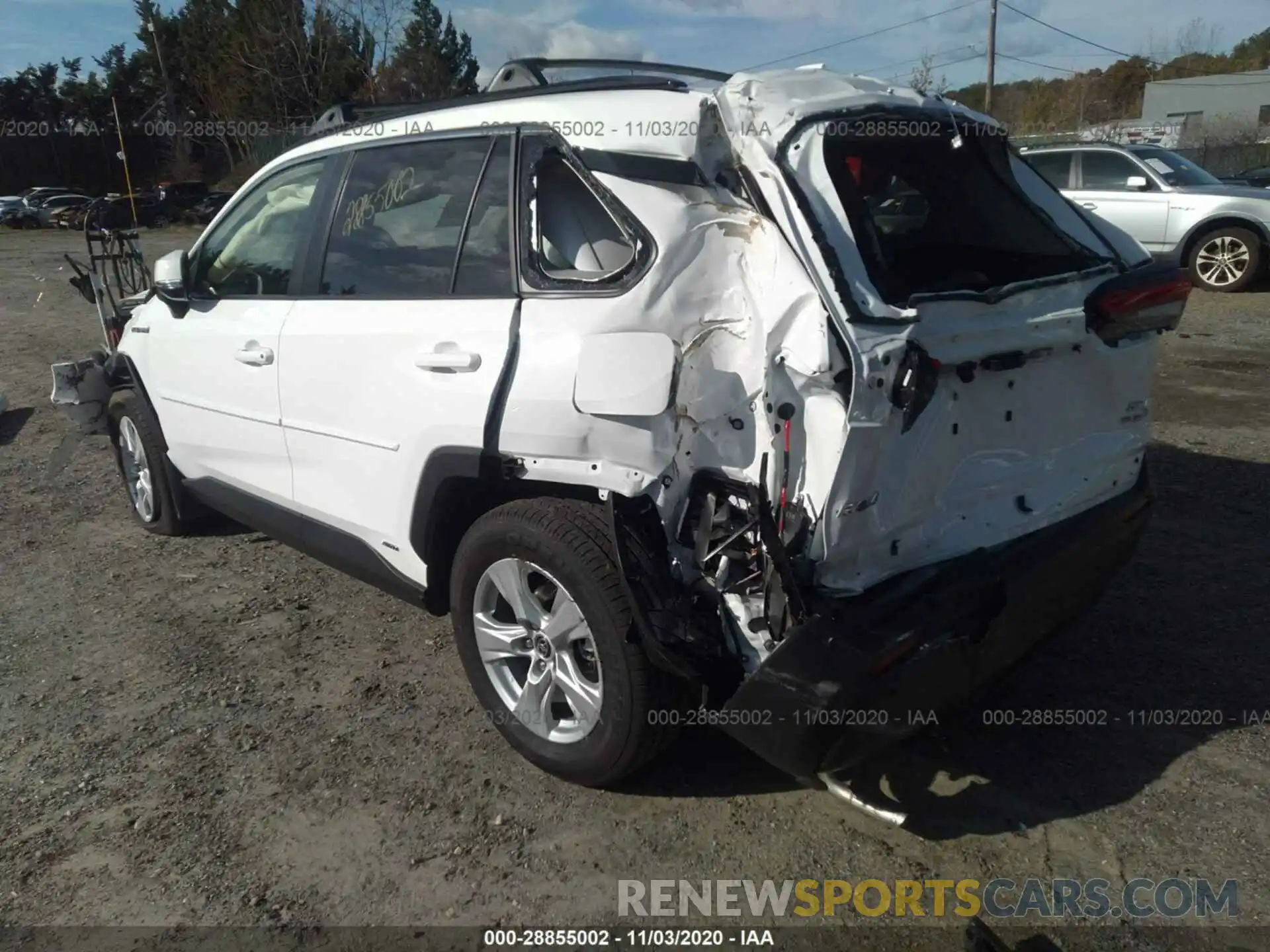 3 Photograph of a damaged car JTMRWRFV0LD070267 TOYOTA RAV4 2020