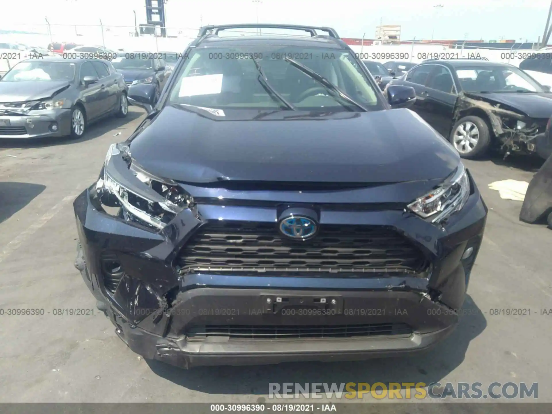 6 Фотография поврежденного автомобиля JTMRWRFV0LD072701 TOYOTA RAV4 2020