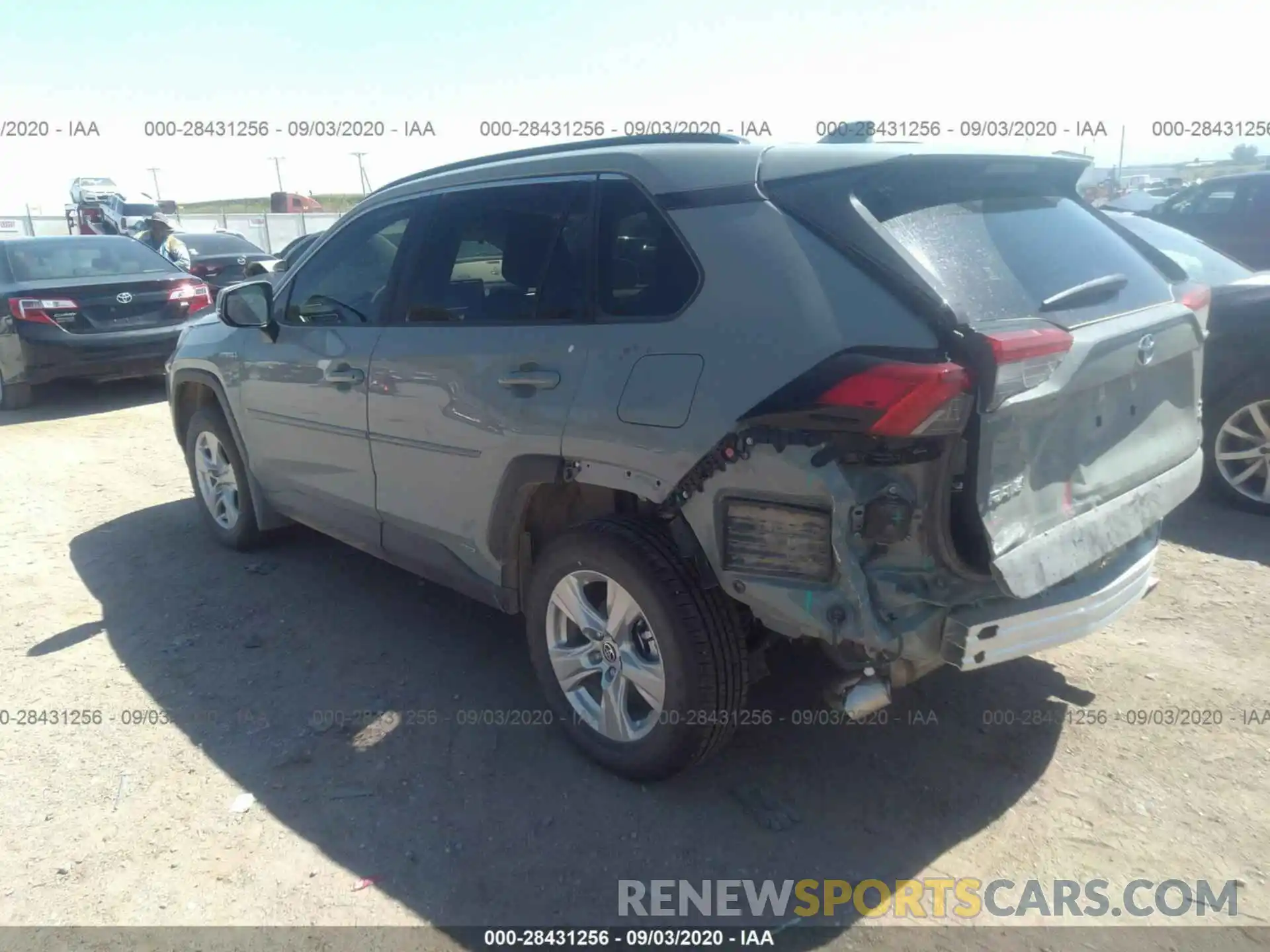 3 Photograph of a damaged car JTMRWRFV0LD547814 TOYOTA RAV4 2020