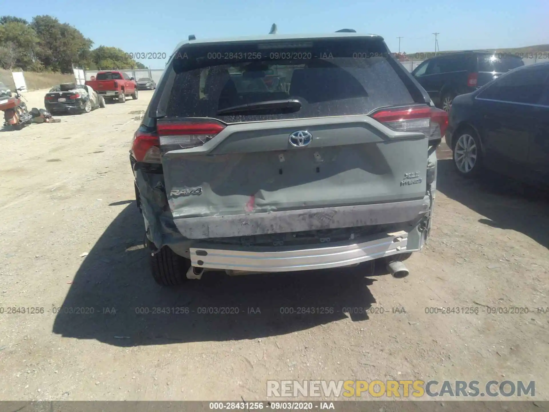 6 Photograph of a damaged car JTMRWRFV0LD547814 TOYOTA RAV4 2020