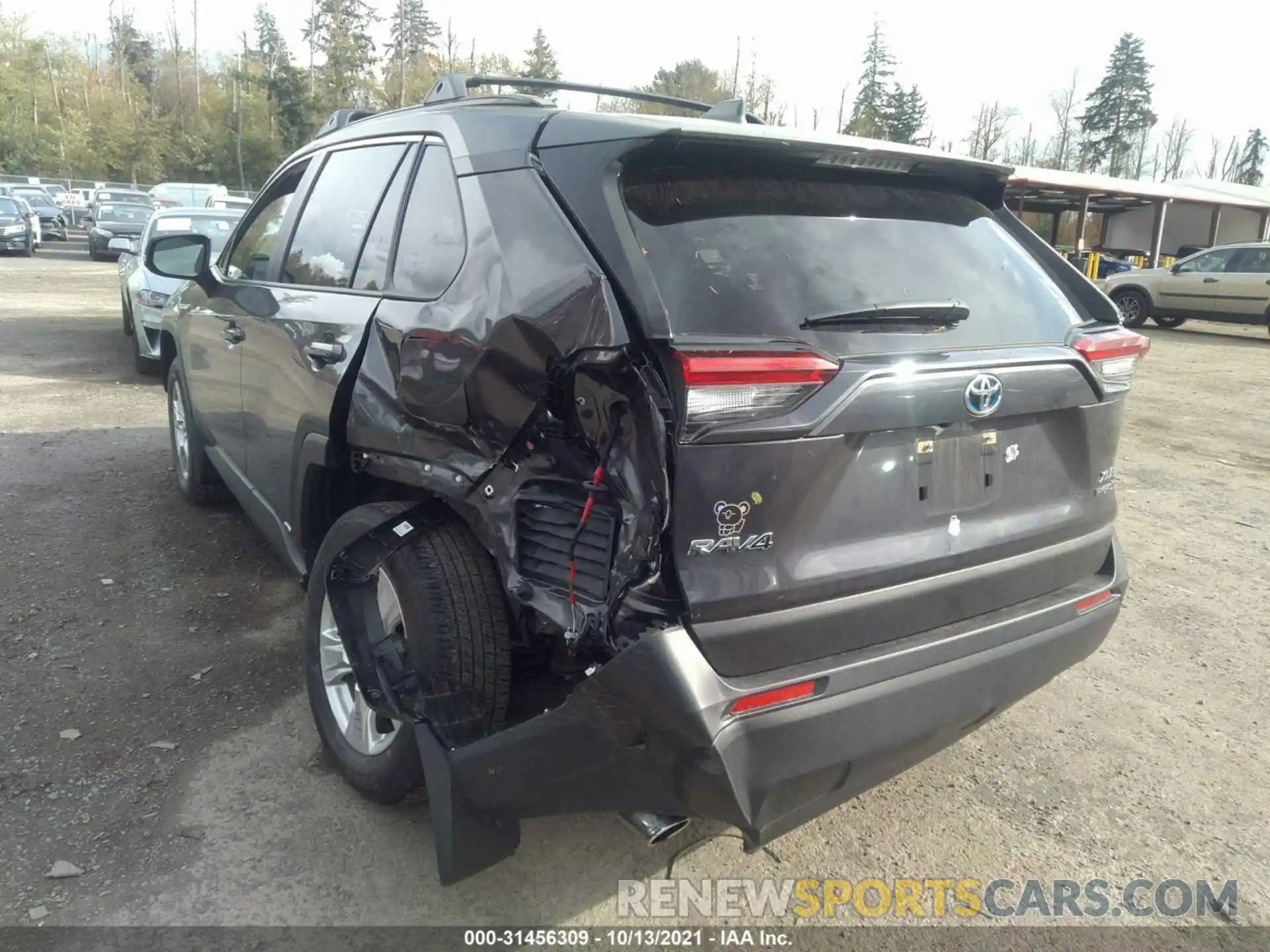 3 Фотография поврежденного автомобиля JTMRWRFV0LJ049341 TOYOTA RAV4 2020