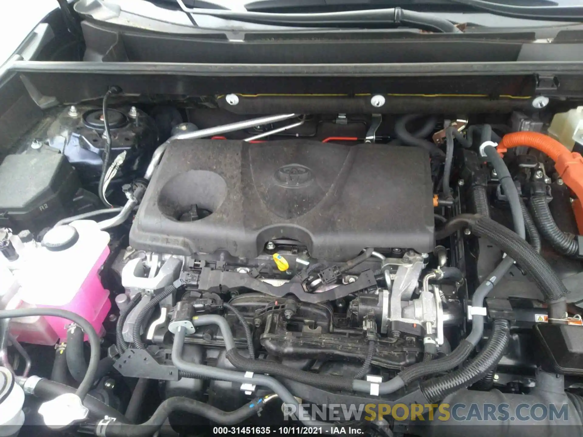 10 Фотография поврежденного автомобиля JTMRWRFV1LD055230 TOYOTA RAV4 2020