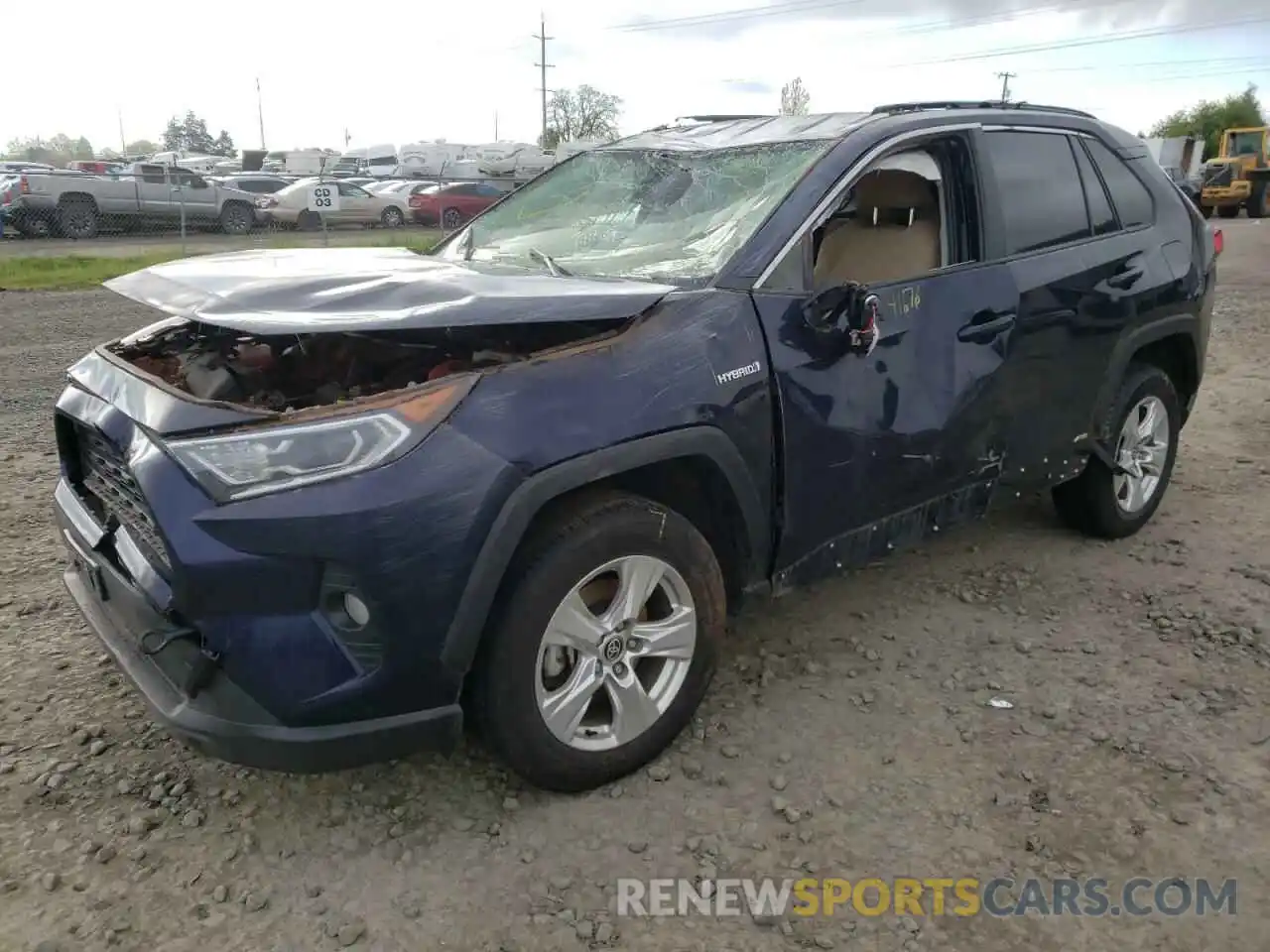 2 Photograph of a damaged car JTMRWRFV1LD057933 TOYOTA RAV4 2020