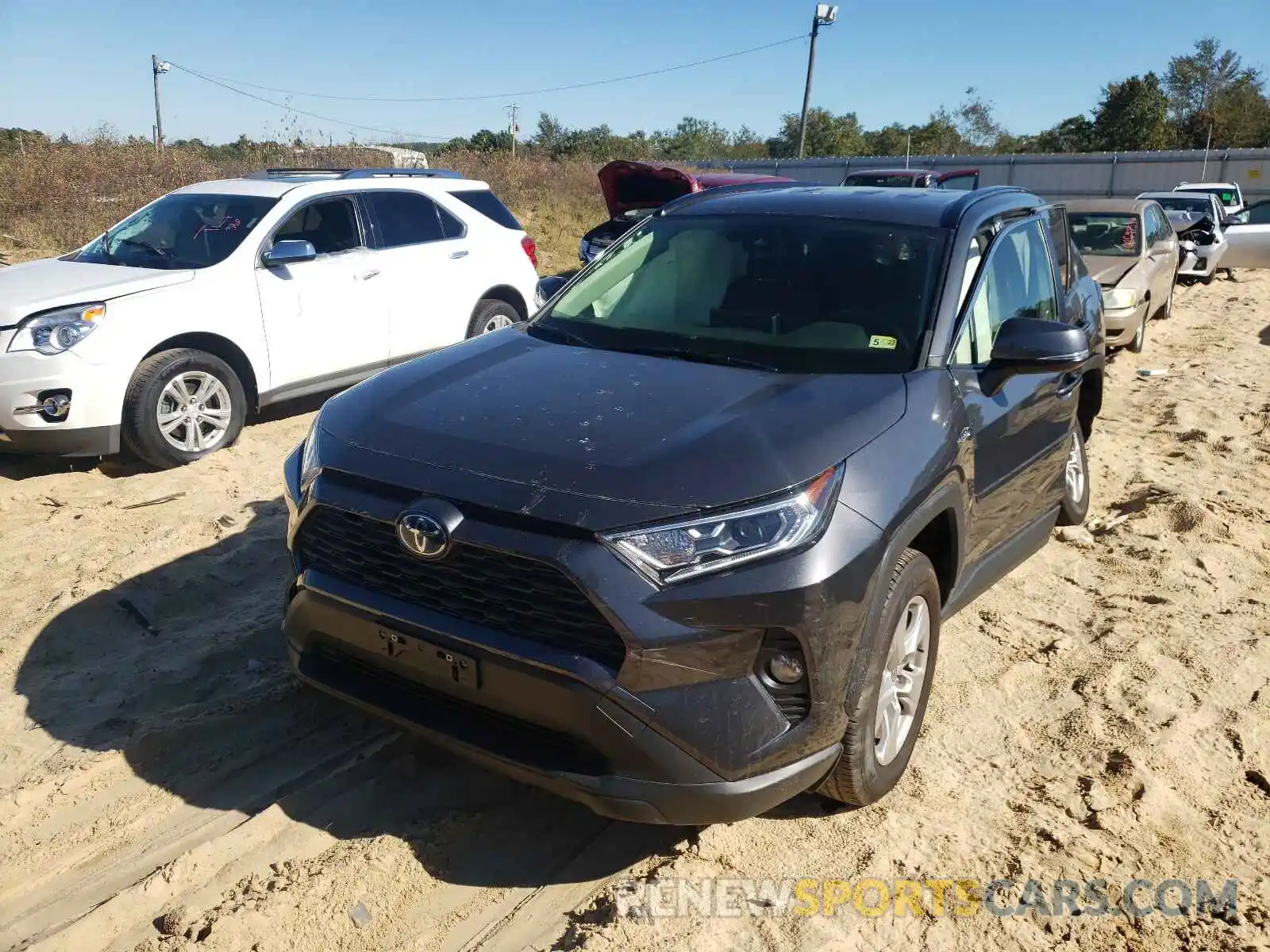 2 Photograph of a damaged car JTMRWRFV1LD059830 TOYOTA RAV4 2020