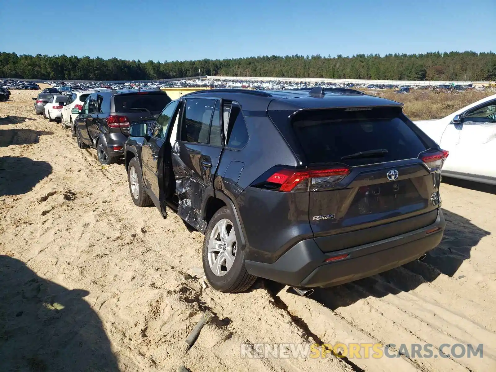 3 Photograph of a damaged car JTMRWRFV1LD059830 TOYOTA RAV4 2020