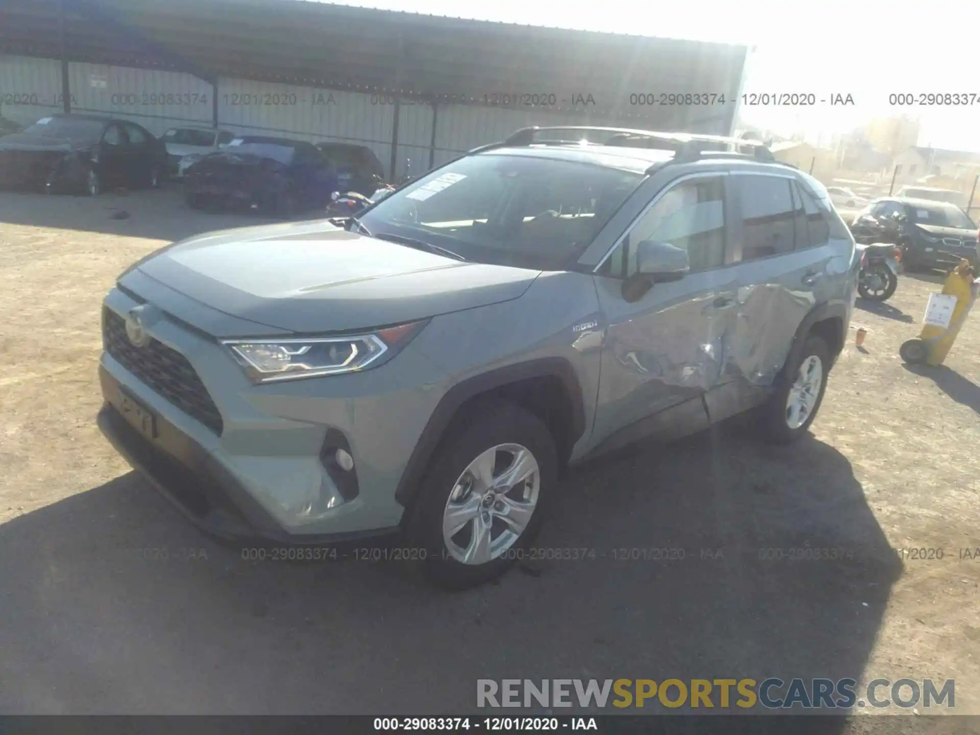 2 Фотография поврежденного автомобиля JTMRWRFV1LD062209 TOYOTA RAV4 2020