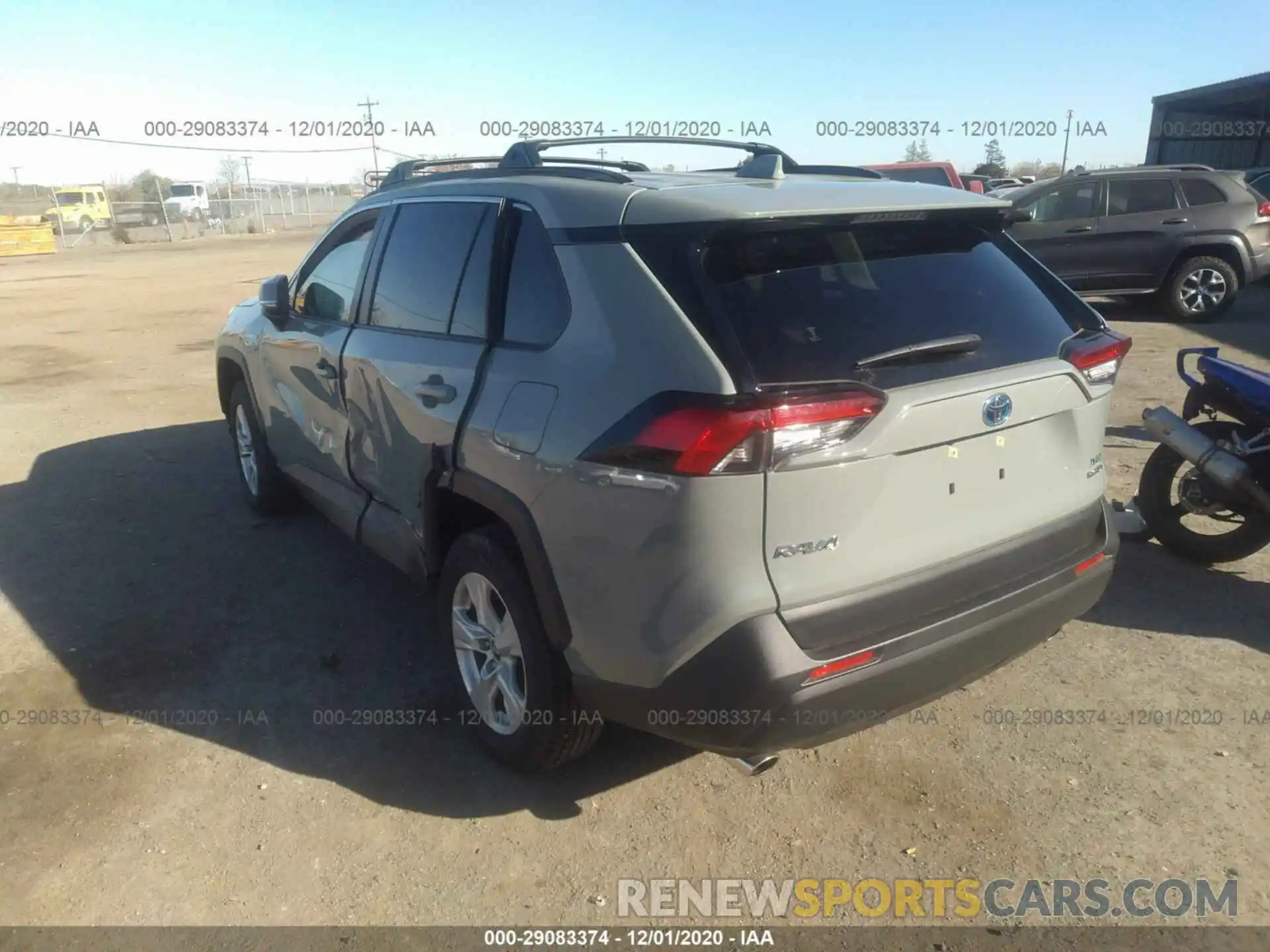 3 Фотография поврежденного автомобиля JTMRWRFV1LD062209 TOYOTA RAV4 2020