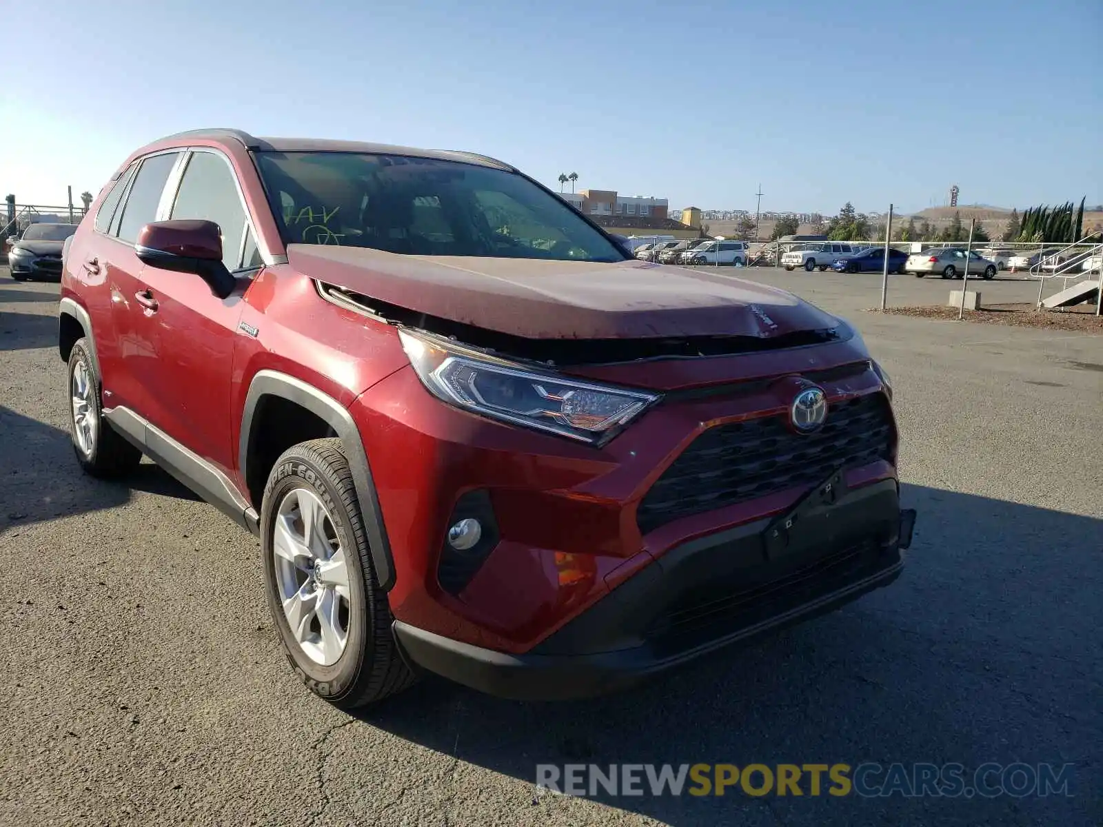 1 Фотография поврежденного автомобиля JTMRWRFV1LD067278 TOYOTA RAV4 2020