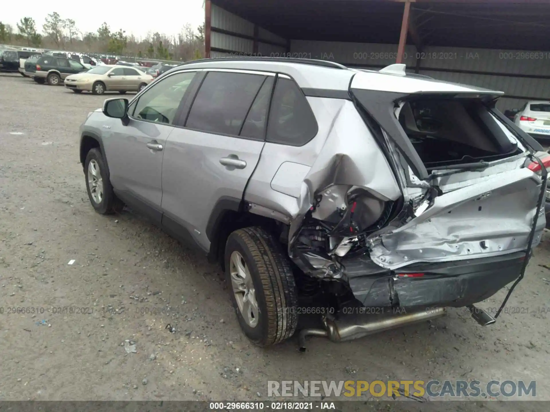 3 Фотография поврежденного автомобиля JTMRWRFV1LD071430 TOYOTA RAV4 2020