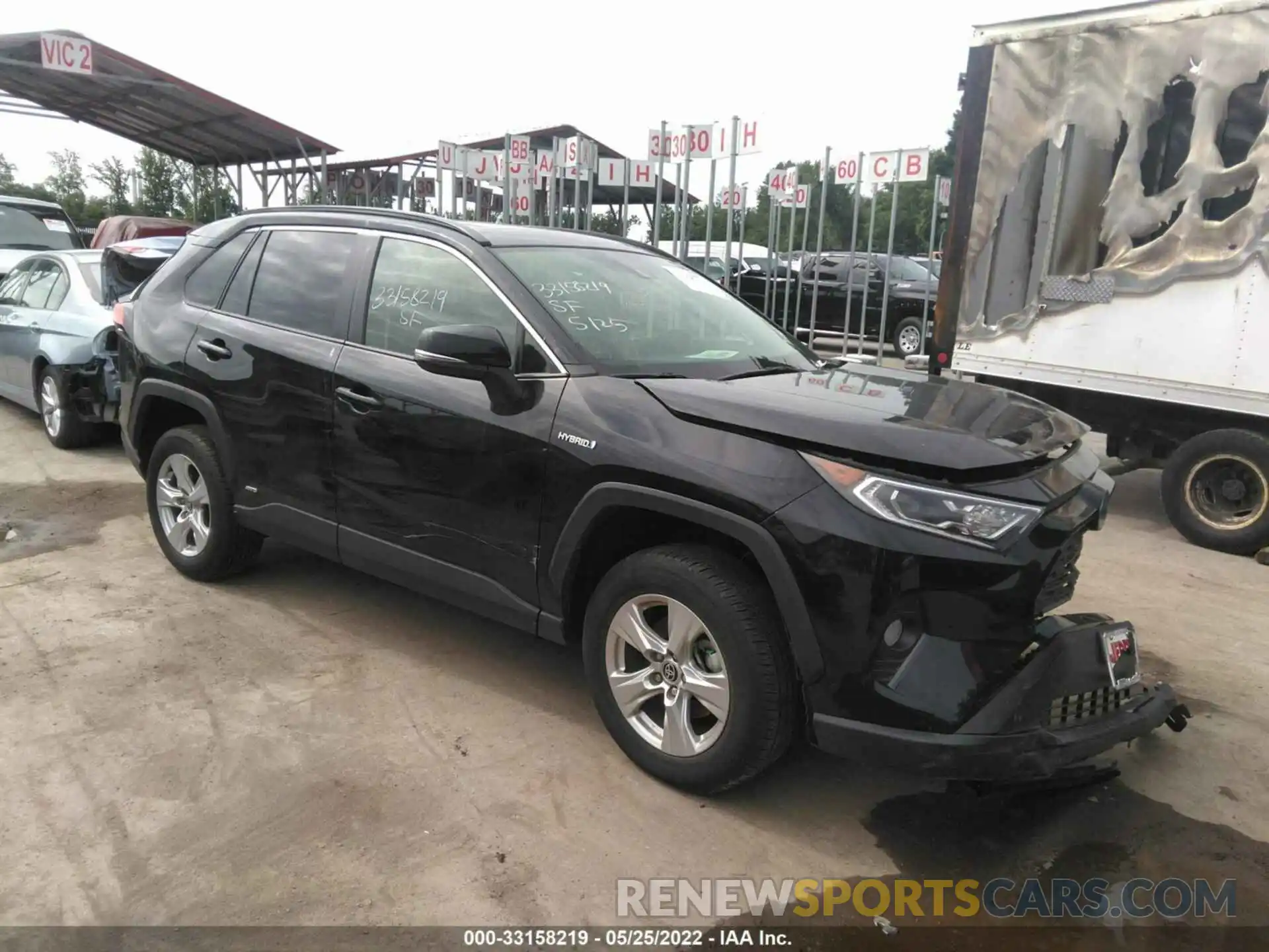 1 Photograph of a damaged car JTMRWRFV1LD072299 TOYOTA RAV4 2020