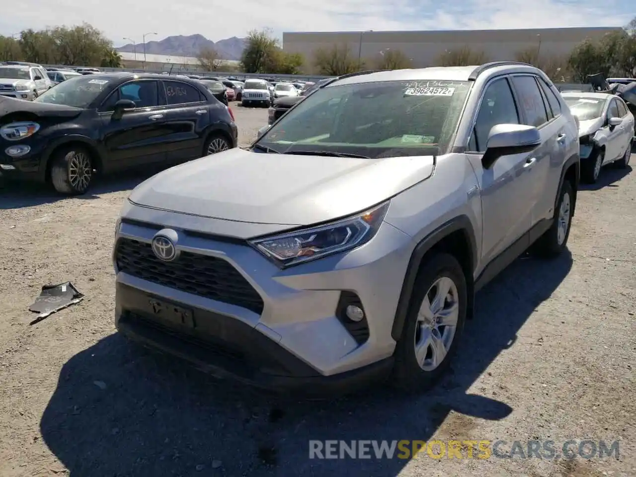 2 Photograph of a damaged car JTMRWRFV1LD548096 TOYOTA RAV4 2020