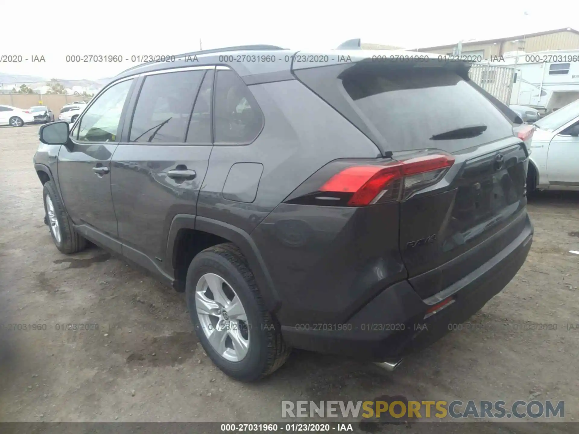 3 Photograph of a damaged car JTMRWRFV2LD047265 TOYOTA RAV4 2020