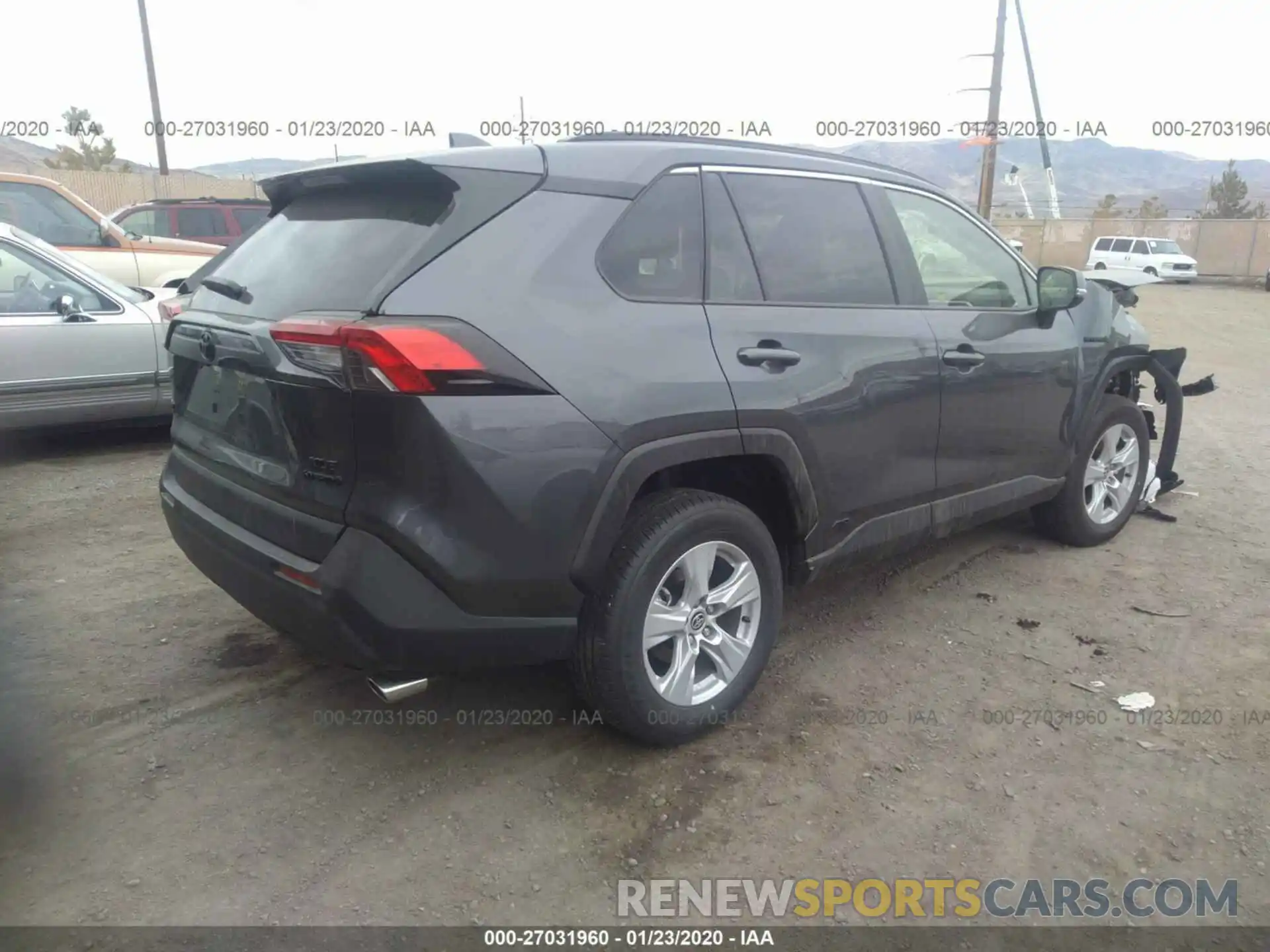 4 Photograph of a damaged car JTMRWRFV2LD047265 TOYOTA RAV4 2020