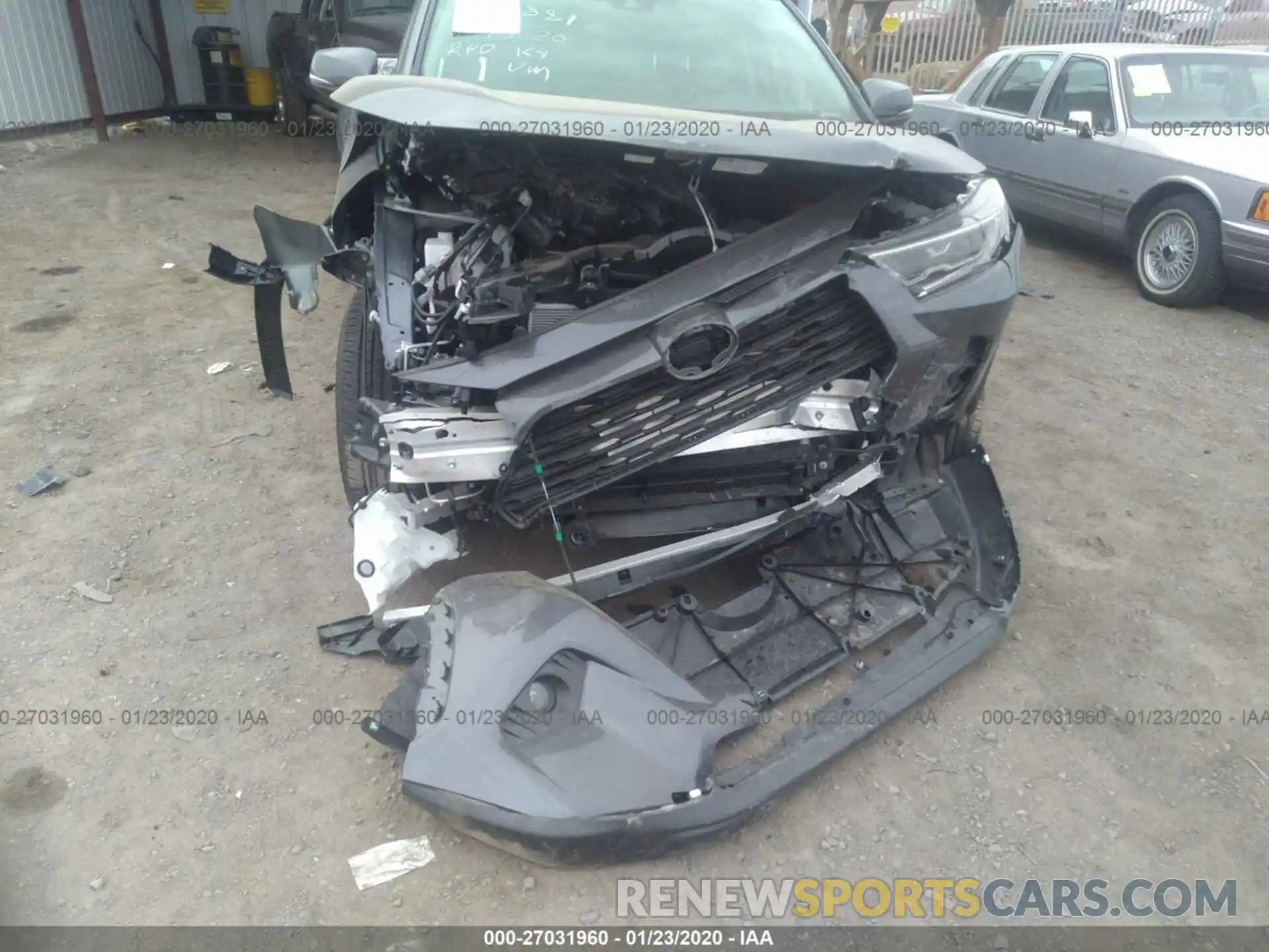 6 Photograph of a damaged car JTMRWRFV2LD047265 TOYOTA RAV4 2020