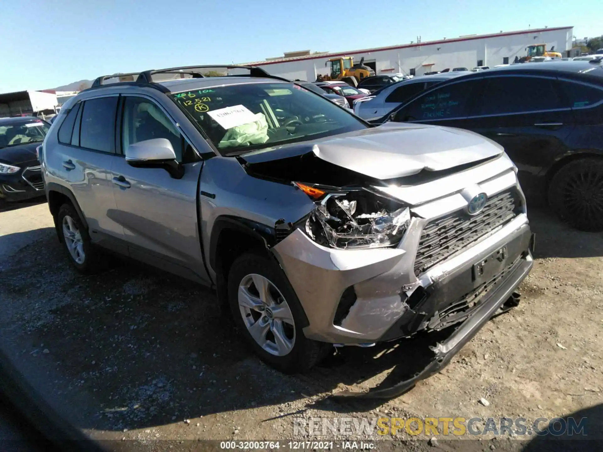 1 Photograph of a damaged car JTMRWRFV3LD044813 TOYOTA RAV4 2020