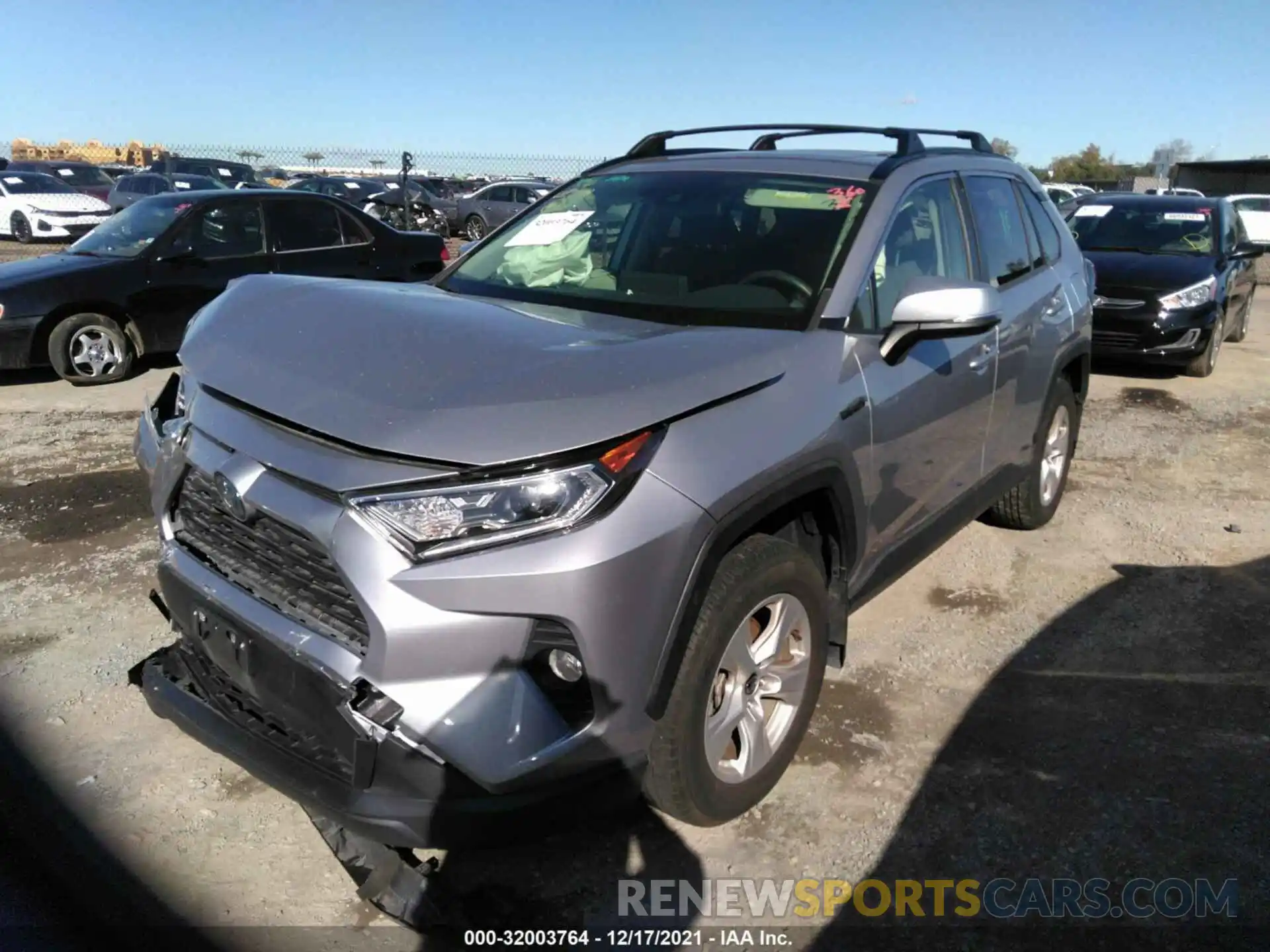 2 Photograph of a damaged car JTMRWRFV3LD044813 TOYOTA RAV4 2020