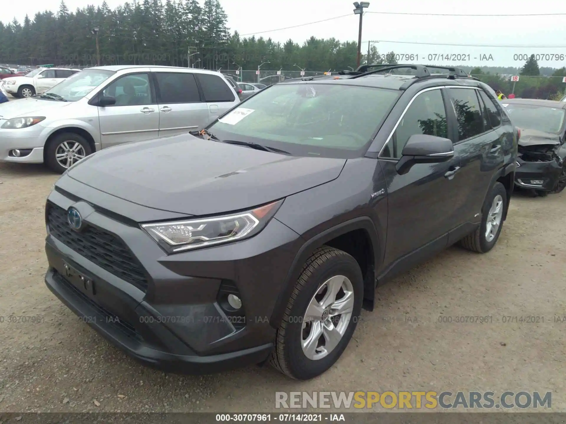 2 Photograph of a damaged car JTMRWRFV3LD047260 TOYOTA RAV4 2020