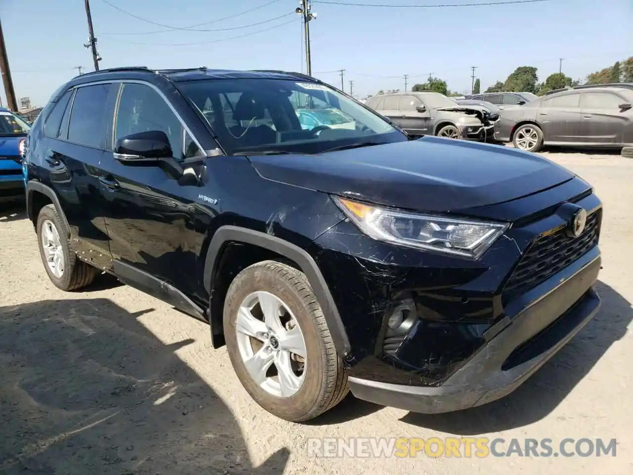 1 Photograph of a damaged car JTMRWRFV3LD065659 TOYOTA RAV4 2020