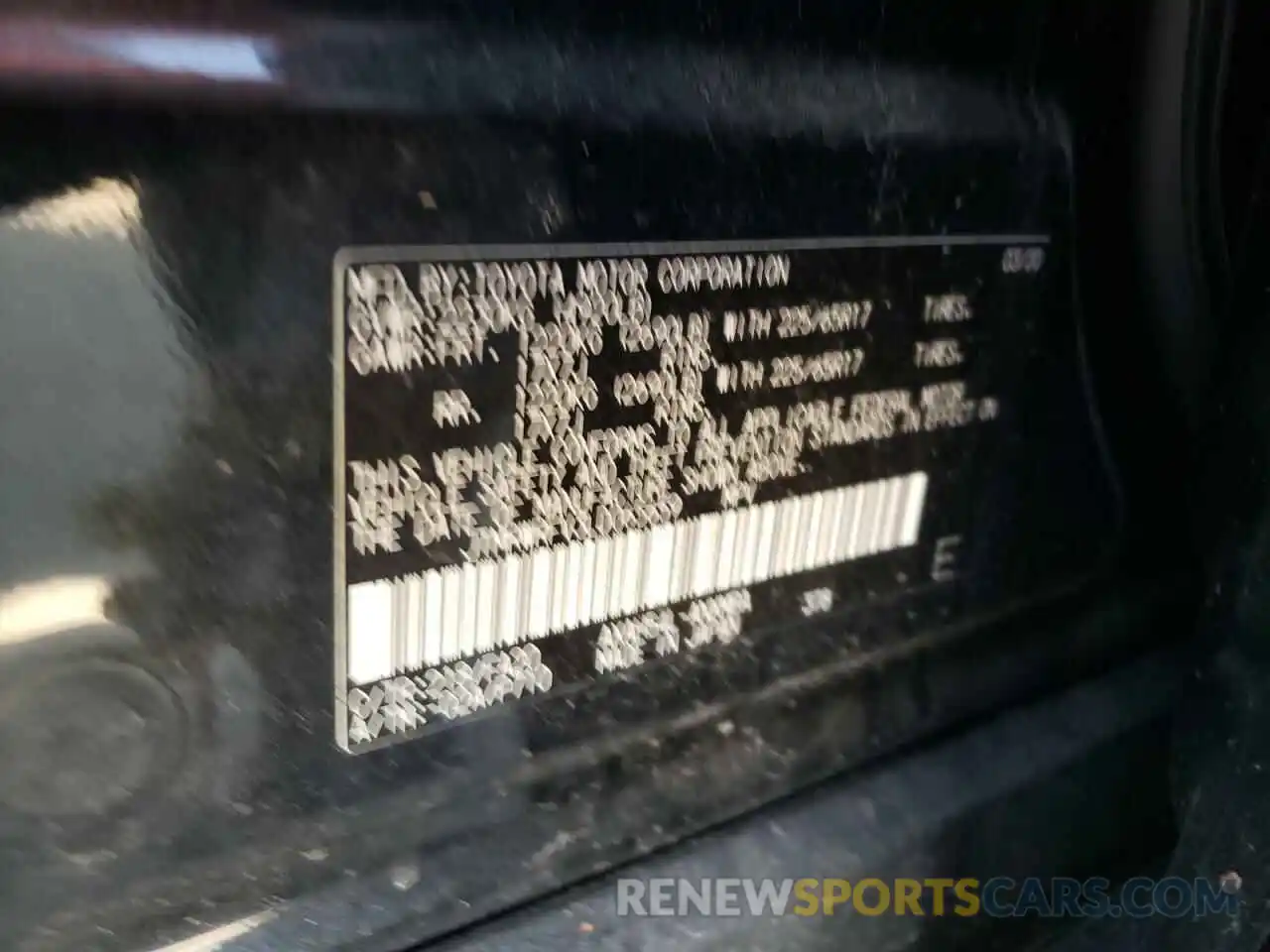 10 Photograph of a damaged car JTMRWRFV3LD065659 TOYOTA RAV4 2020