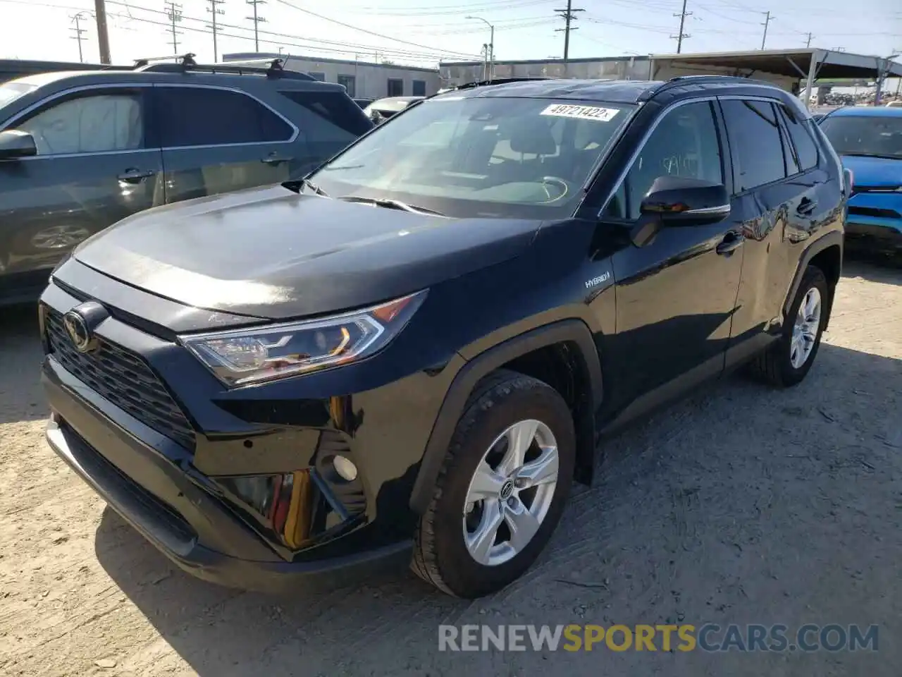 2 Photograph of a damaged car JTMRWRFV3LD065659 TOYOTA RAV4 2020