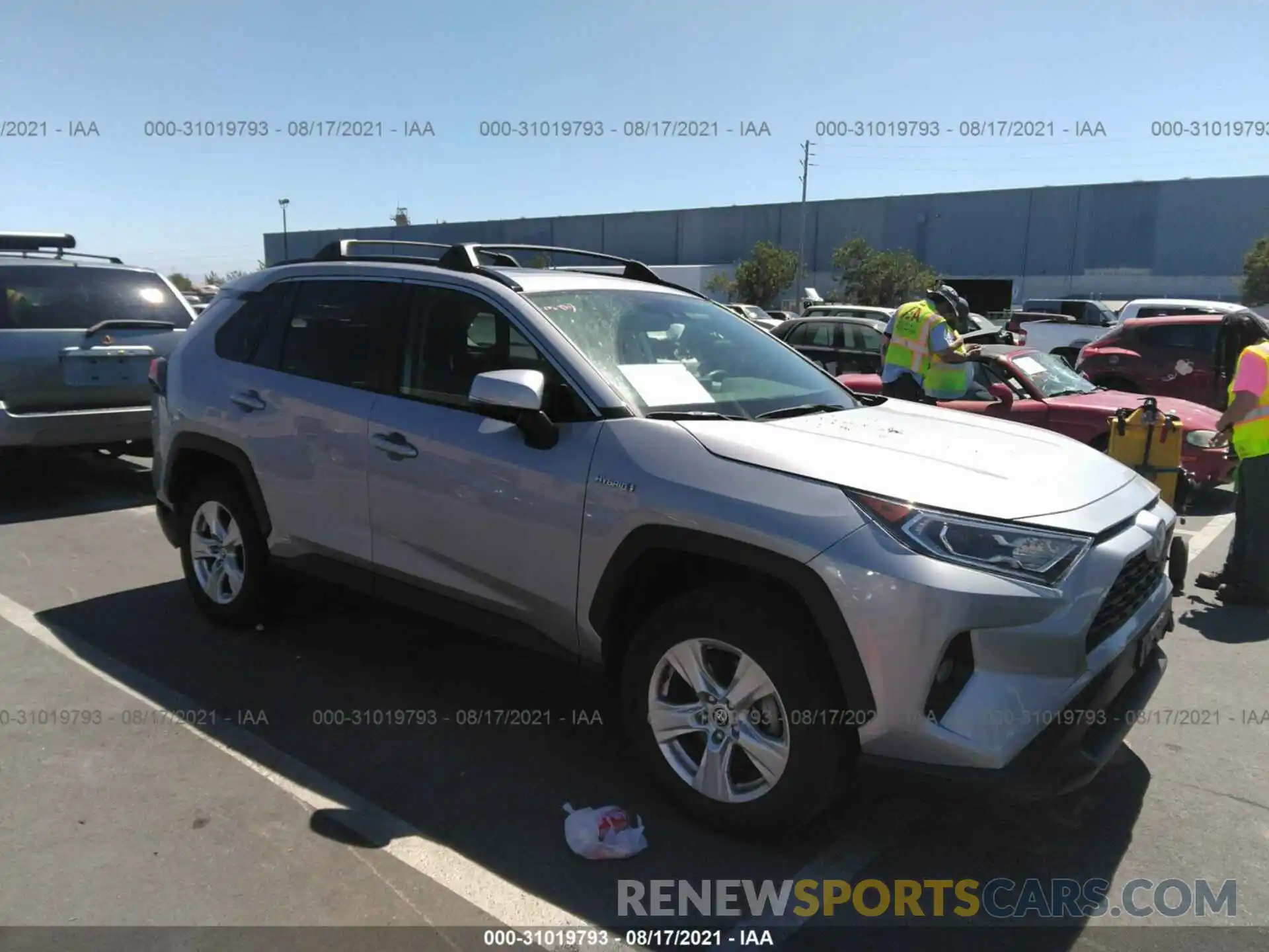 1 Photograph of a damaged car JTMRWRFV3LD068478 TOYOTA RAV4 2020