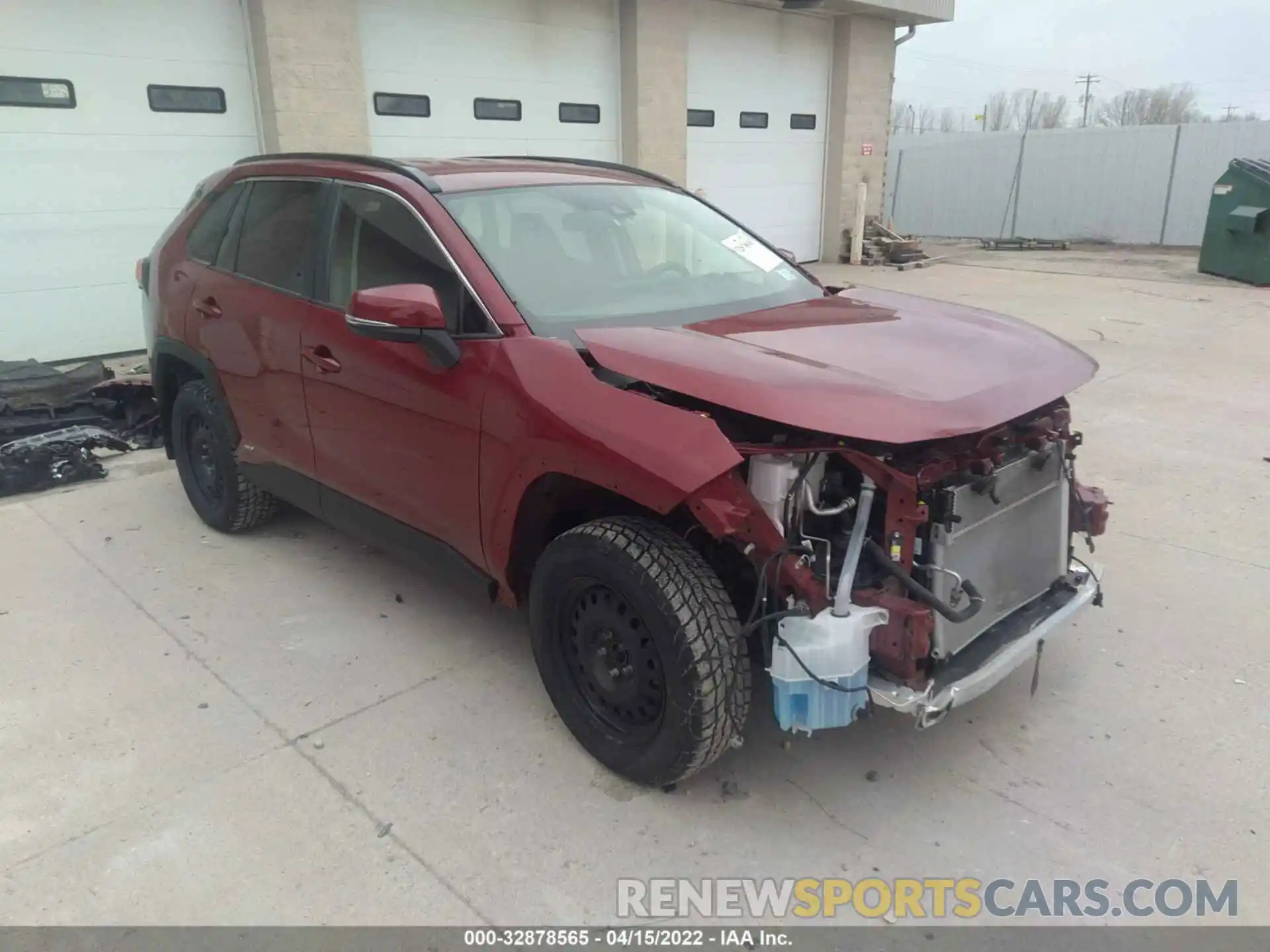 1 Photograph of a damaged car JTMRWRFV3LD069713 TOYOTA RAV4 2020