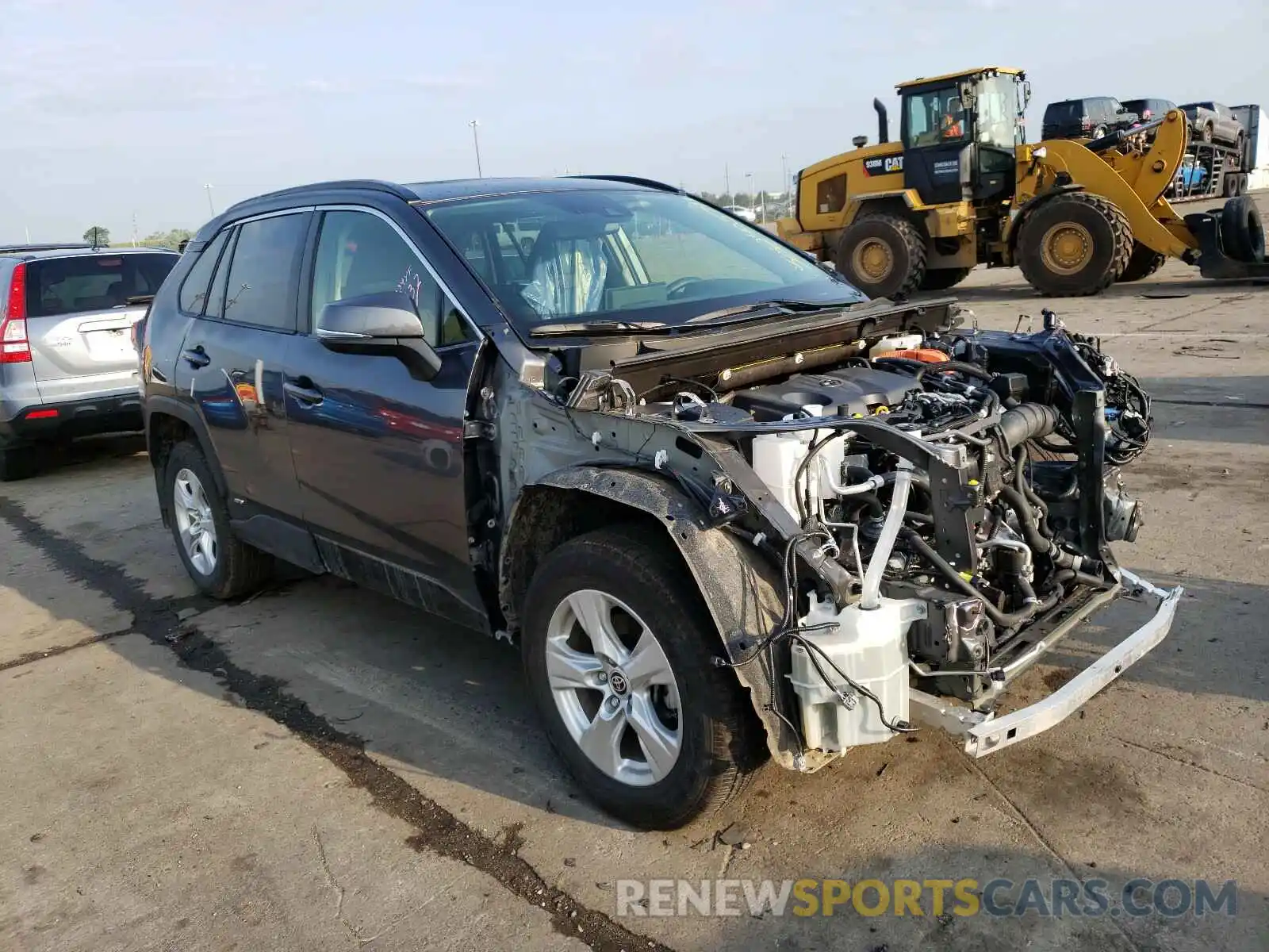 1 Photograph of a damaged car JTMRWRFV3LD069856 TOYOTA RAV4 2020