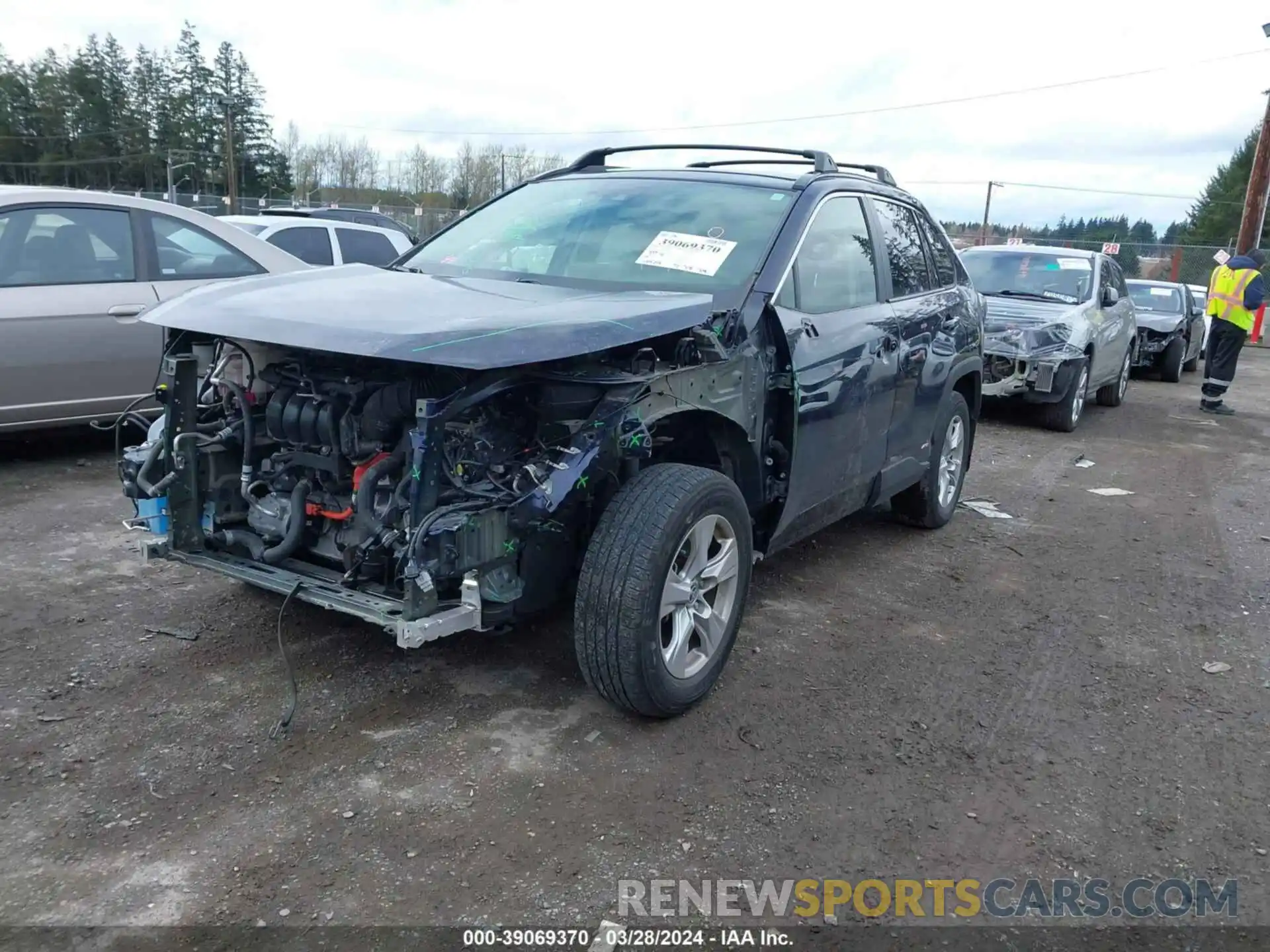 2 Photograph of a damaged car JTMRWRFV4LD544012 TOYOTA RAV4 2020