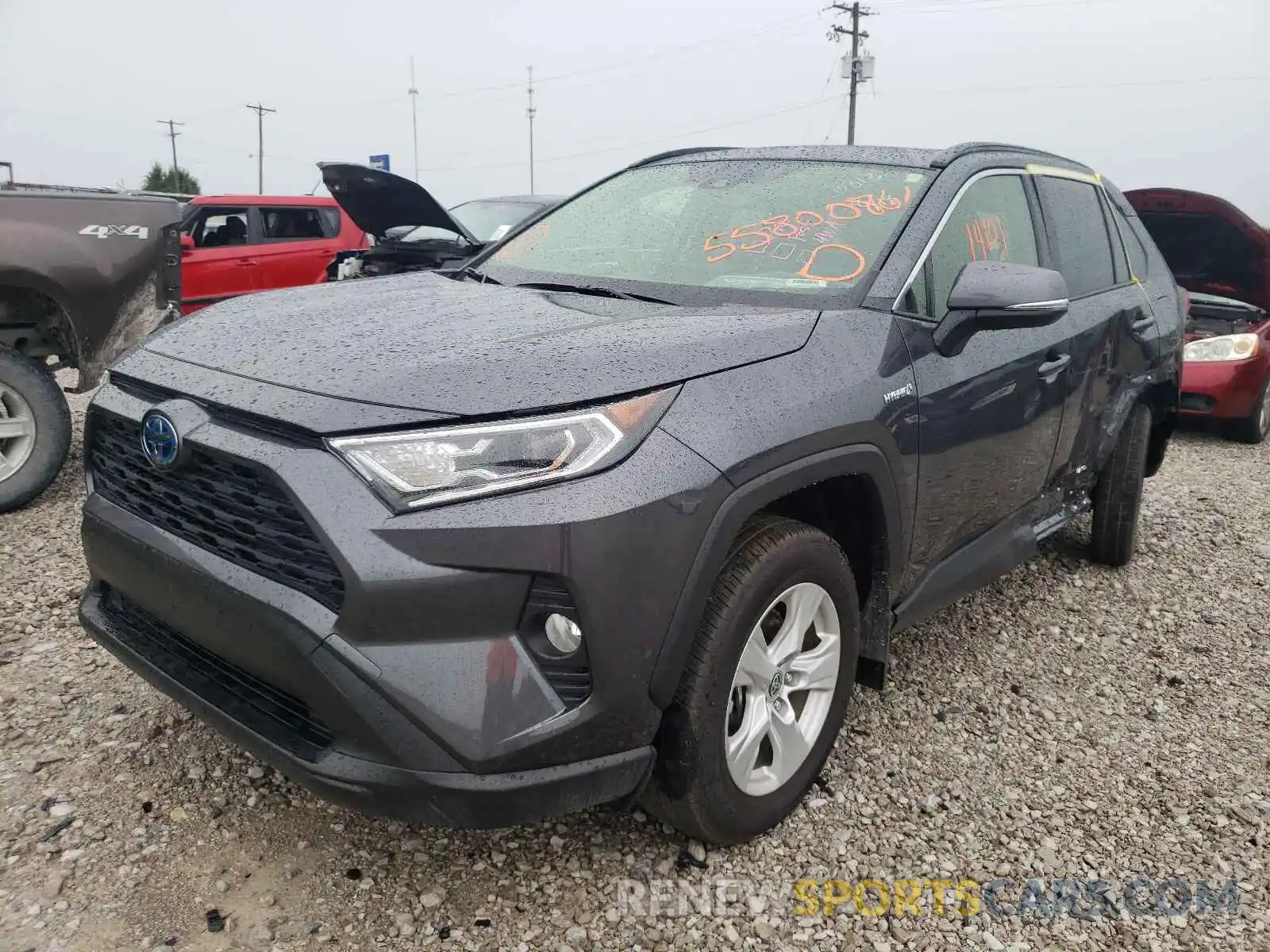 2 Photograph of a damaged car JTMRWRFV4LD550313 TOYOTA RAV4 2020