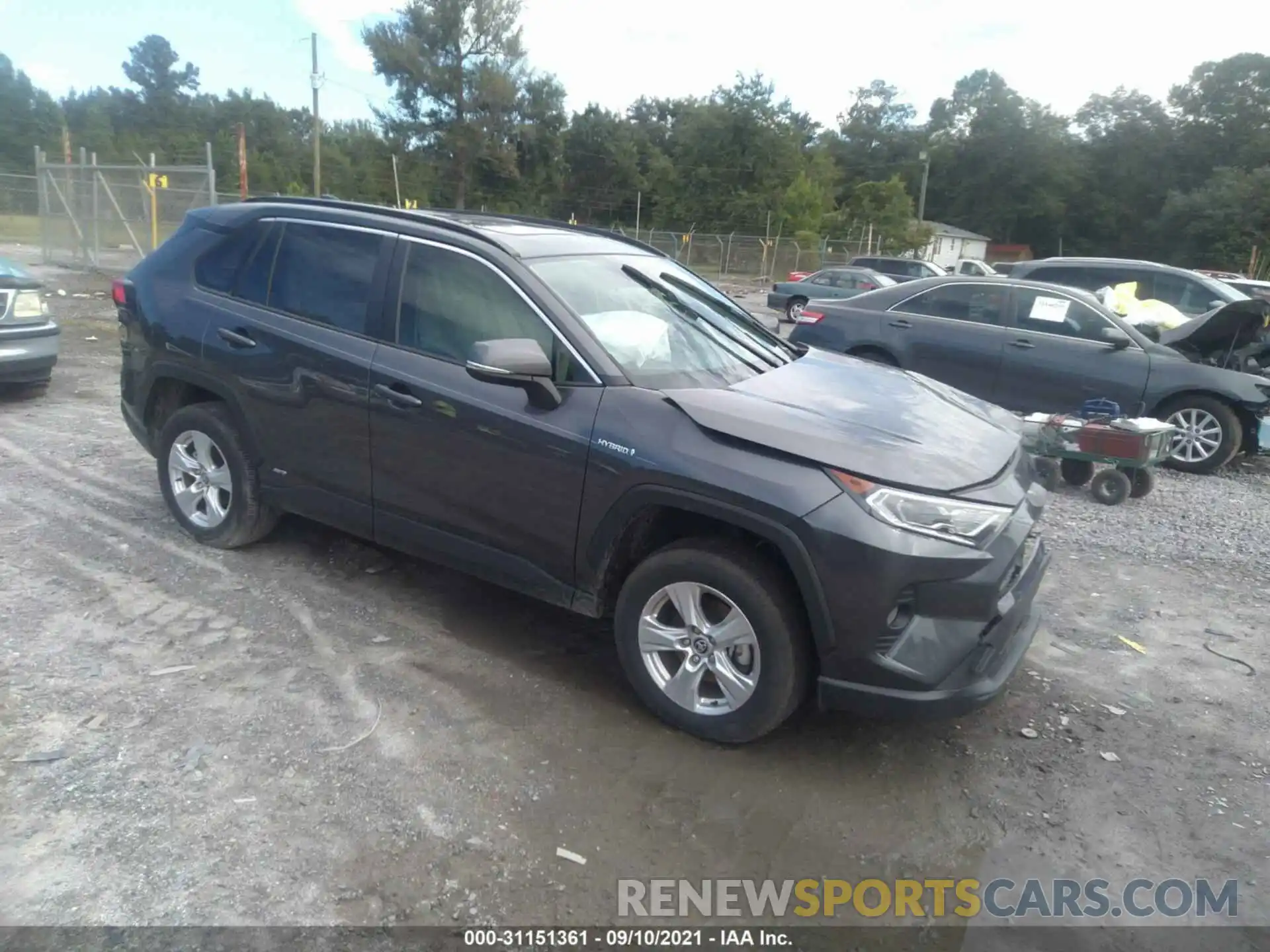 1 Photograph of a damaged car JTMRWRFV4LJ049813 TOYOTA RAV4 2020