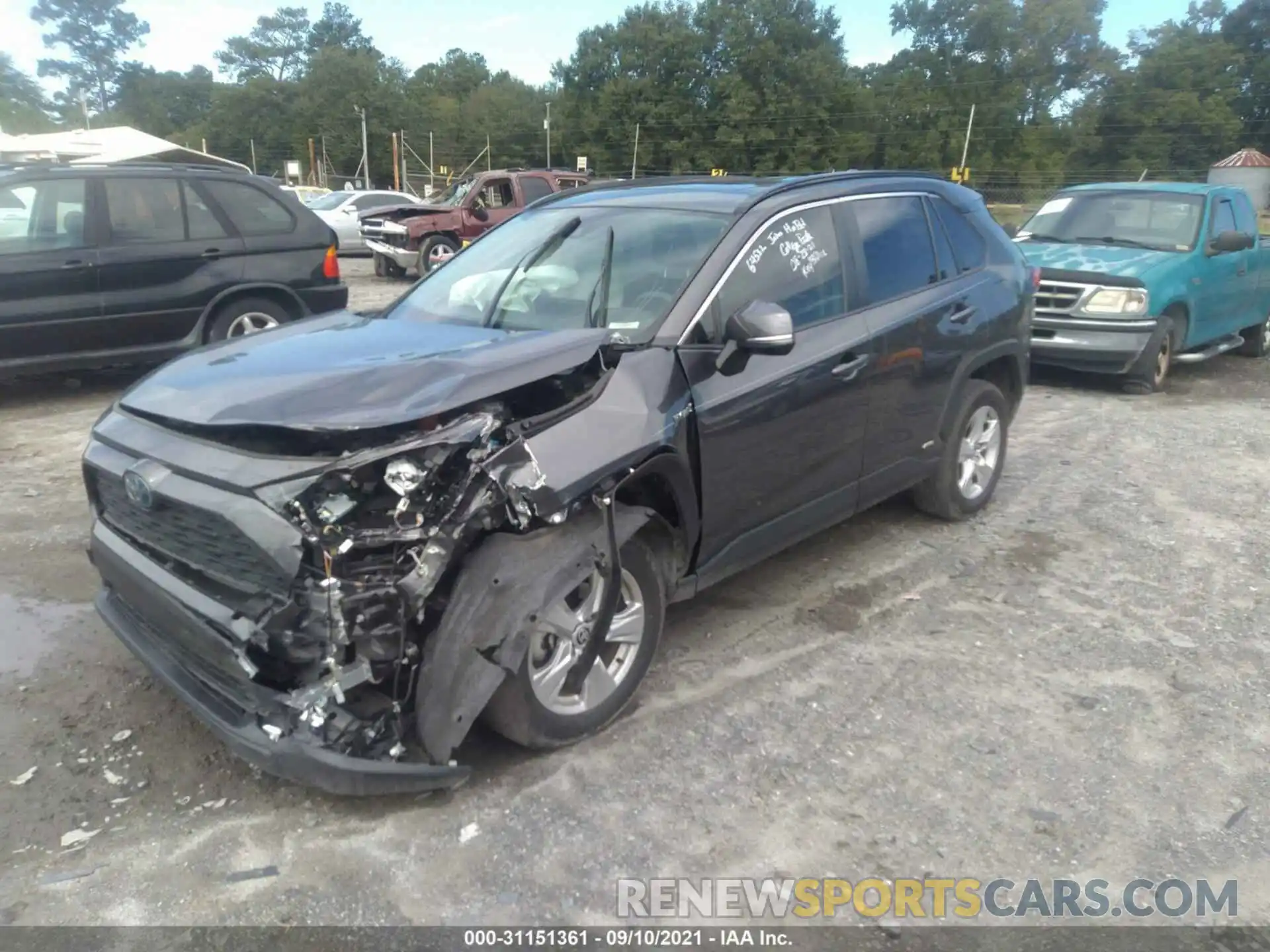 2 Photograph of a damaged car JTMRWRFV4LJ049813 TOYOTA RAV4 2020