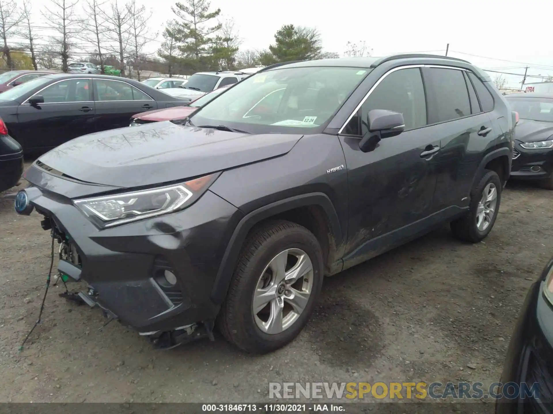 2 Photograph of a damaged car JTMRWRFV5LD043792 TOYOTA RAV4 2020