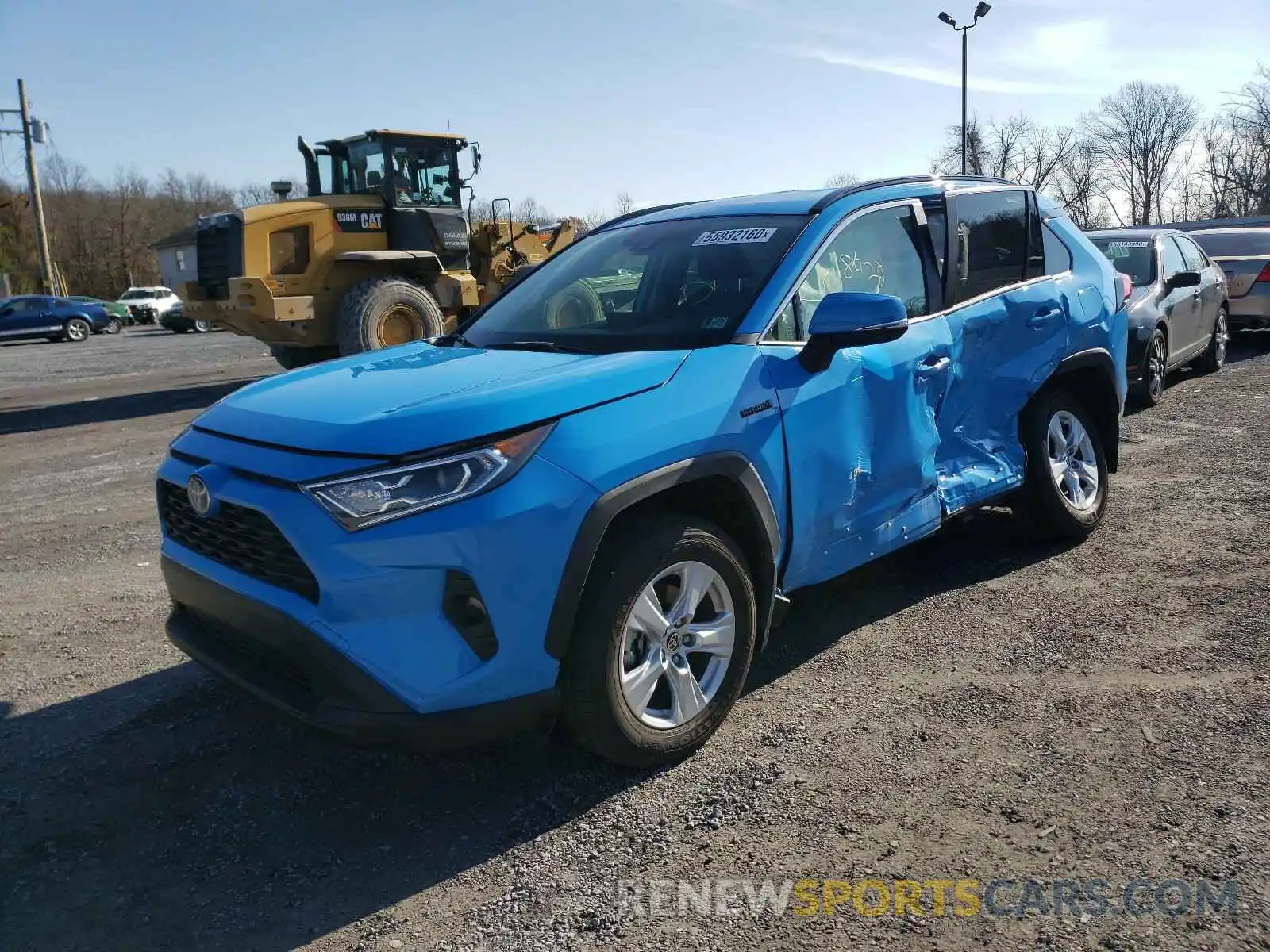 2 Photograph of a damaged car JTMRWRFV5LD044568 TOYOTA RAV4 2020