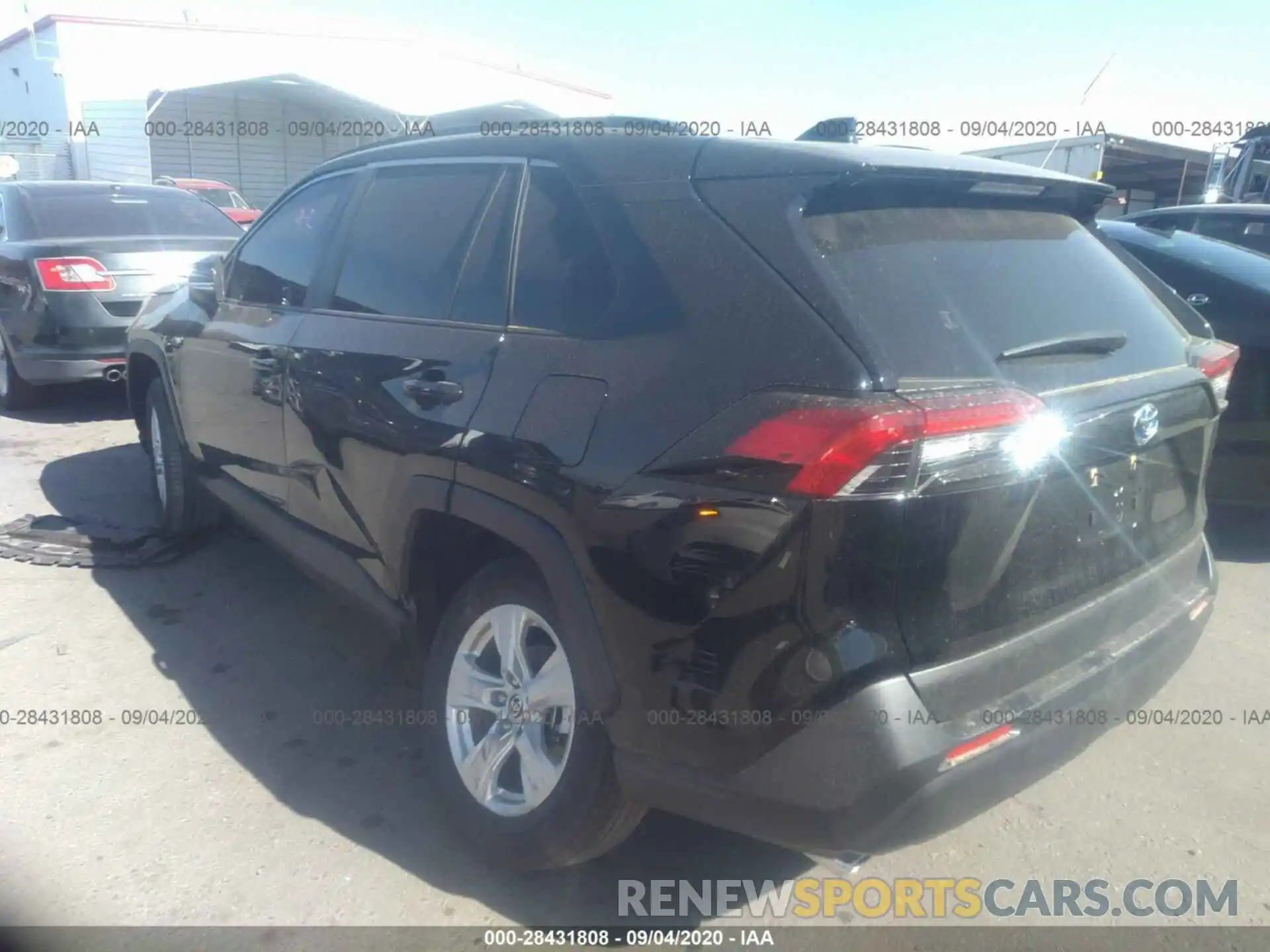 3 Photograph of a damaged car JTMRWRFV5LD055392 TOYOTA RAV4 2020