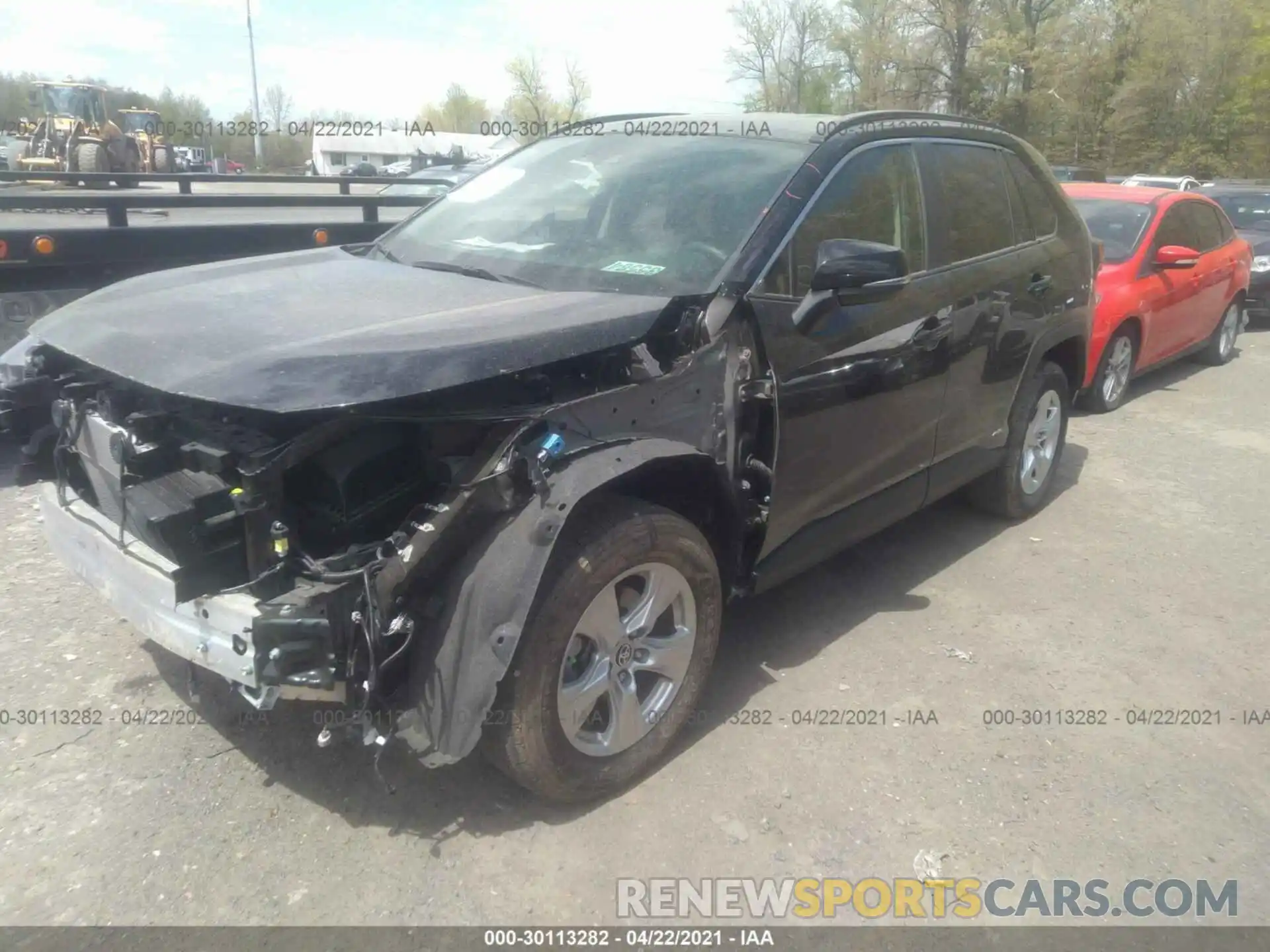 2 Photograph of a damaged car JTMRWRFV5LJ031272 TOYOTA RAV4 2020