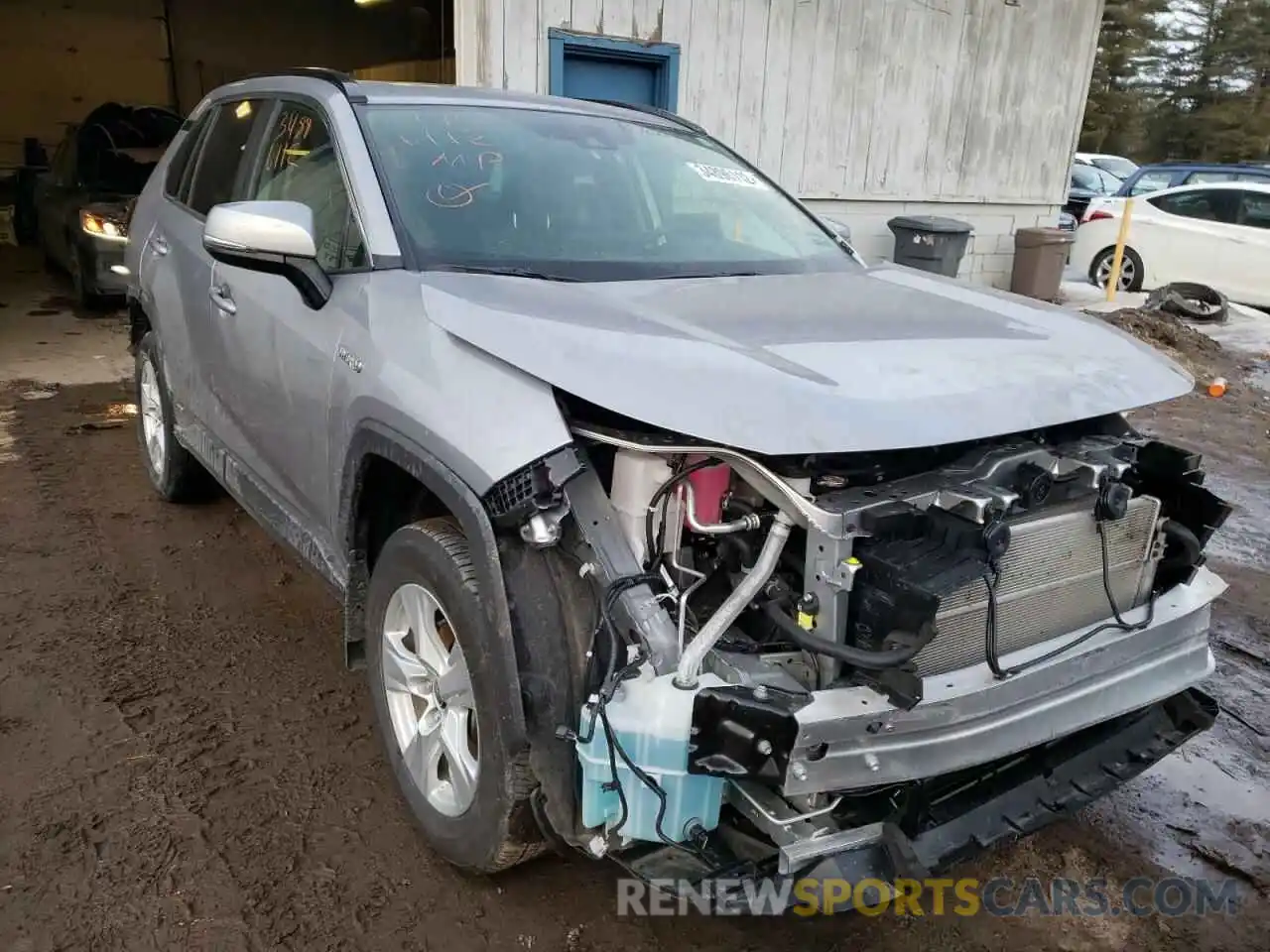 1 Photograph of a damaged car JTMRWRFV6LD054347 TOYOTA RAV4 2020