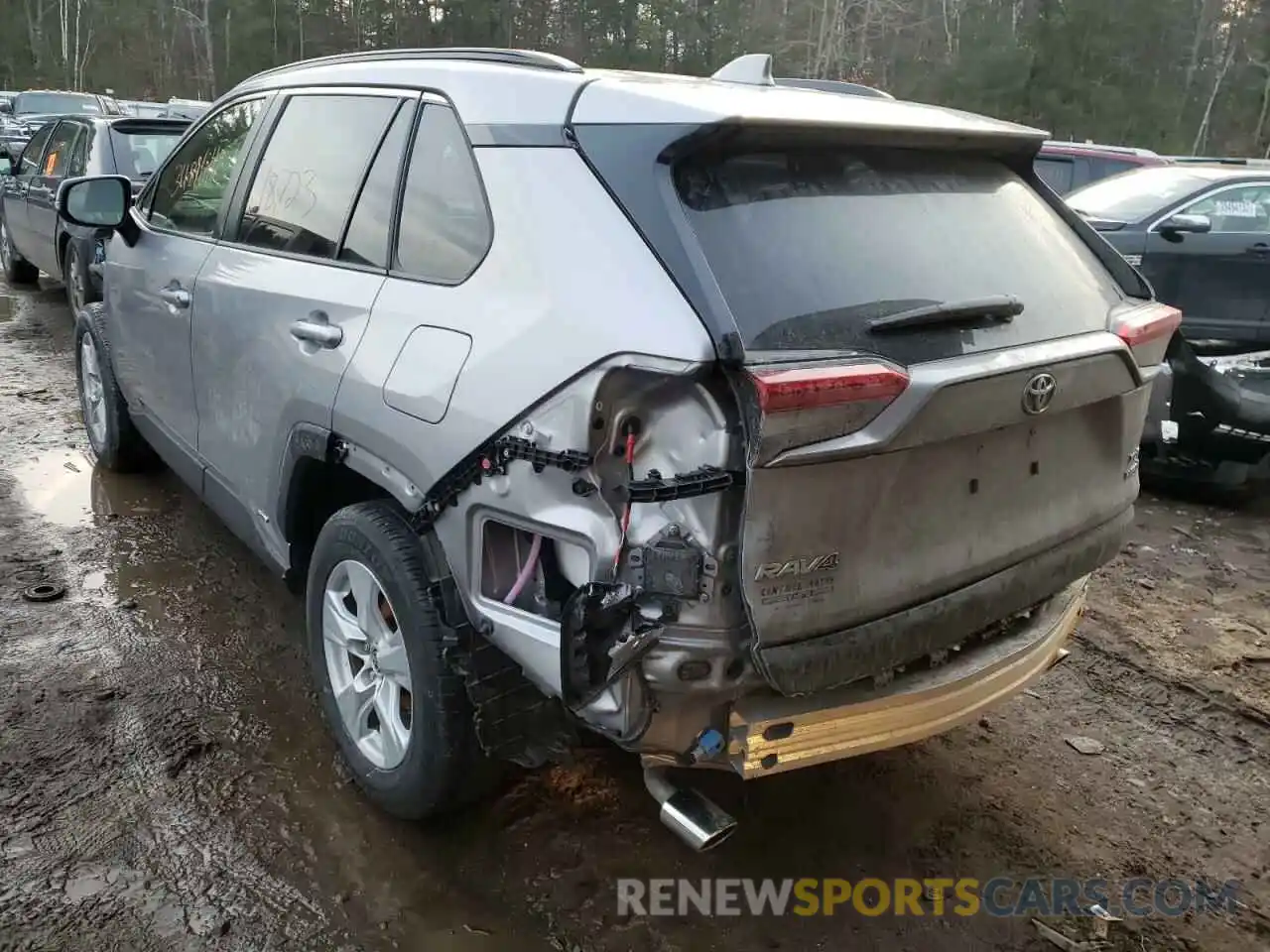 3 Photograph of a damaged car JTMRWRFV6LD054347 TOYOTA RAV4 2020