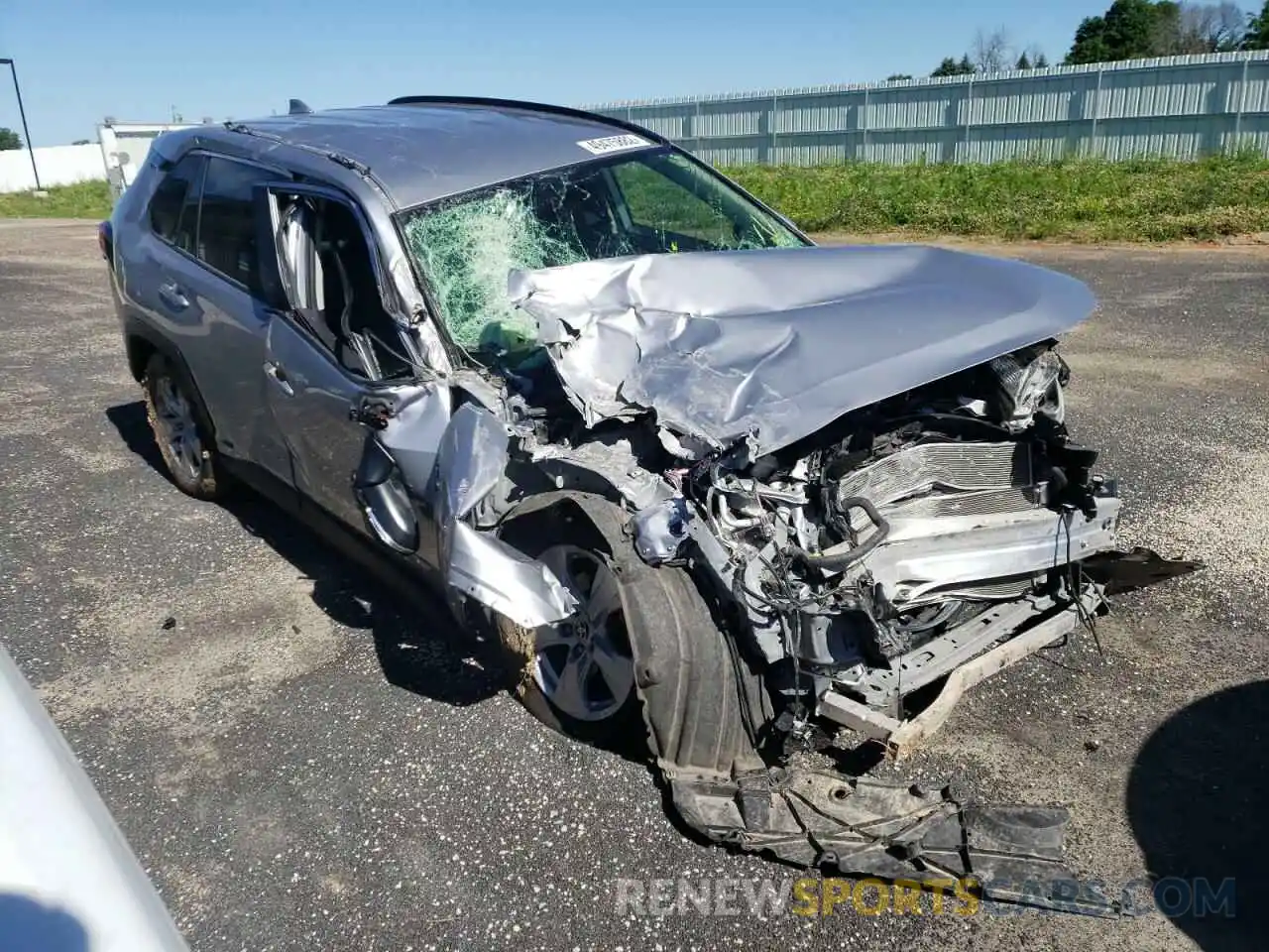 1 Photograph of a damaged car JTMRWRFV6LD054445 TOYOTA RAV4 2020