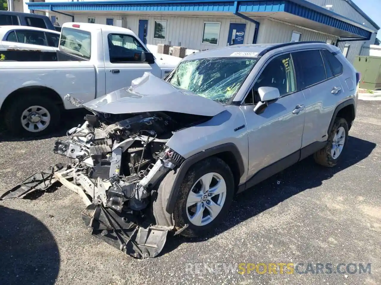 2 Photograph of a damaged car JTMRWRFV6LD054445 TOYOTA RAV4 2020